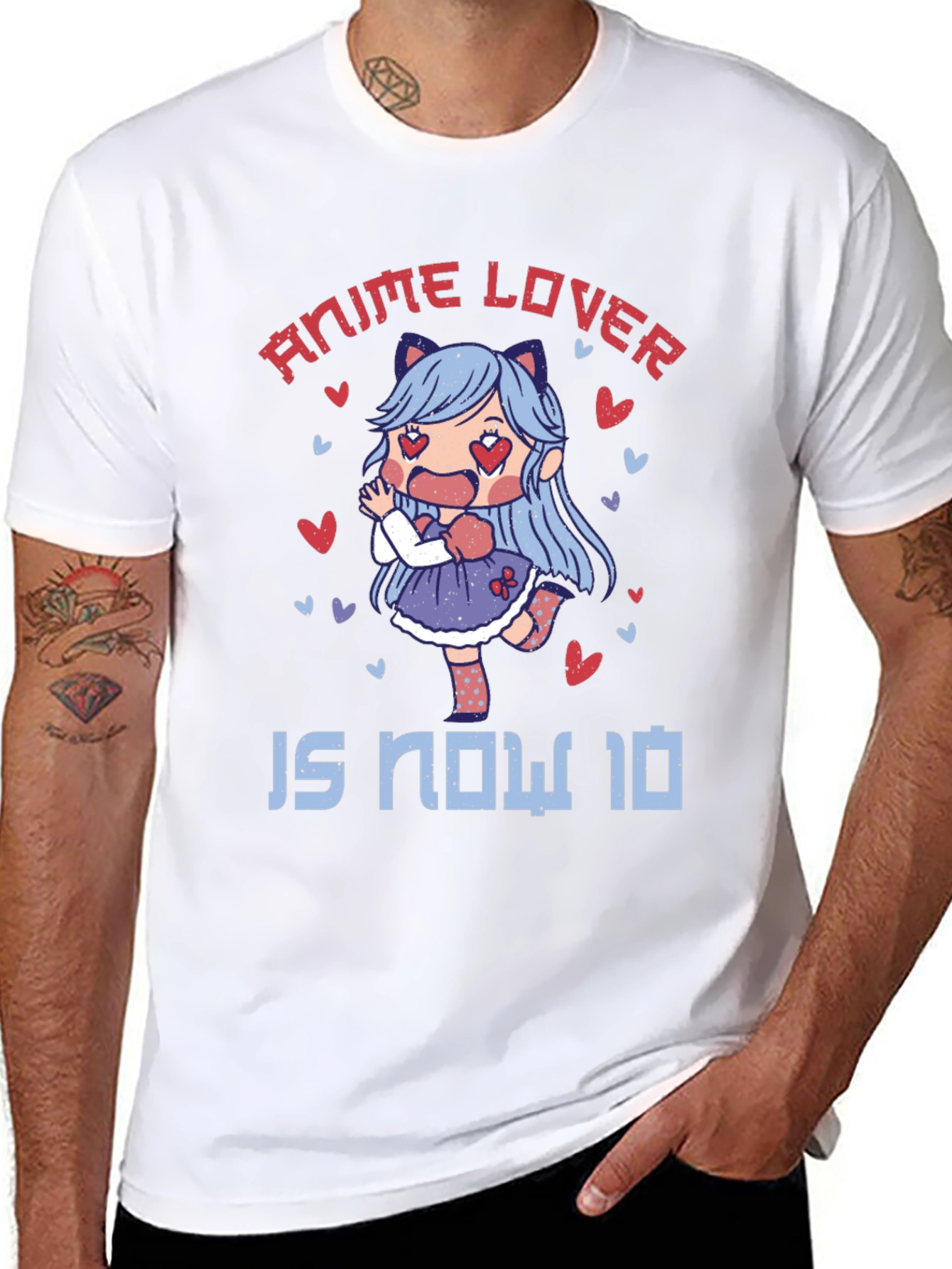 Anime Lover 10th Birthday T-Shirt
