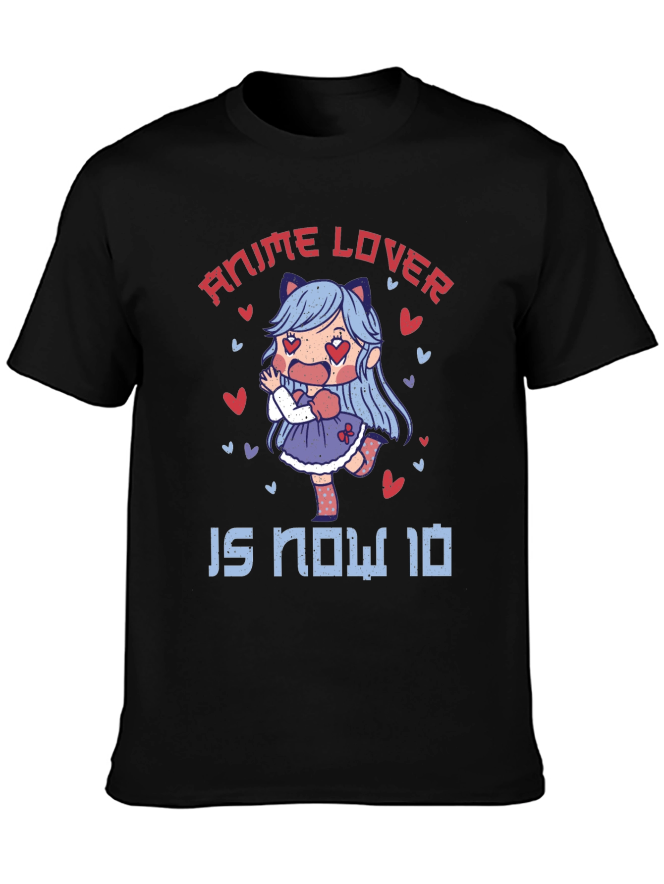 Anime Lover 10th Birthday T-Shirt