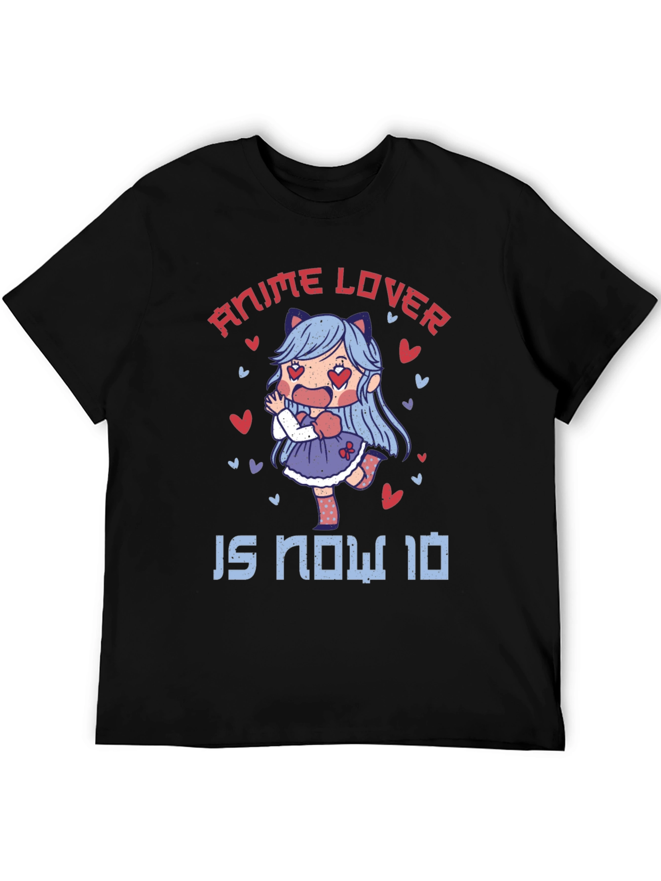Anime Lover 10th Birthday T-Shirt