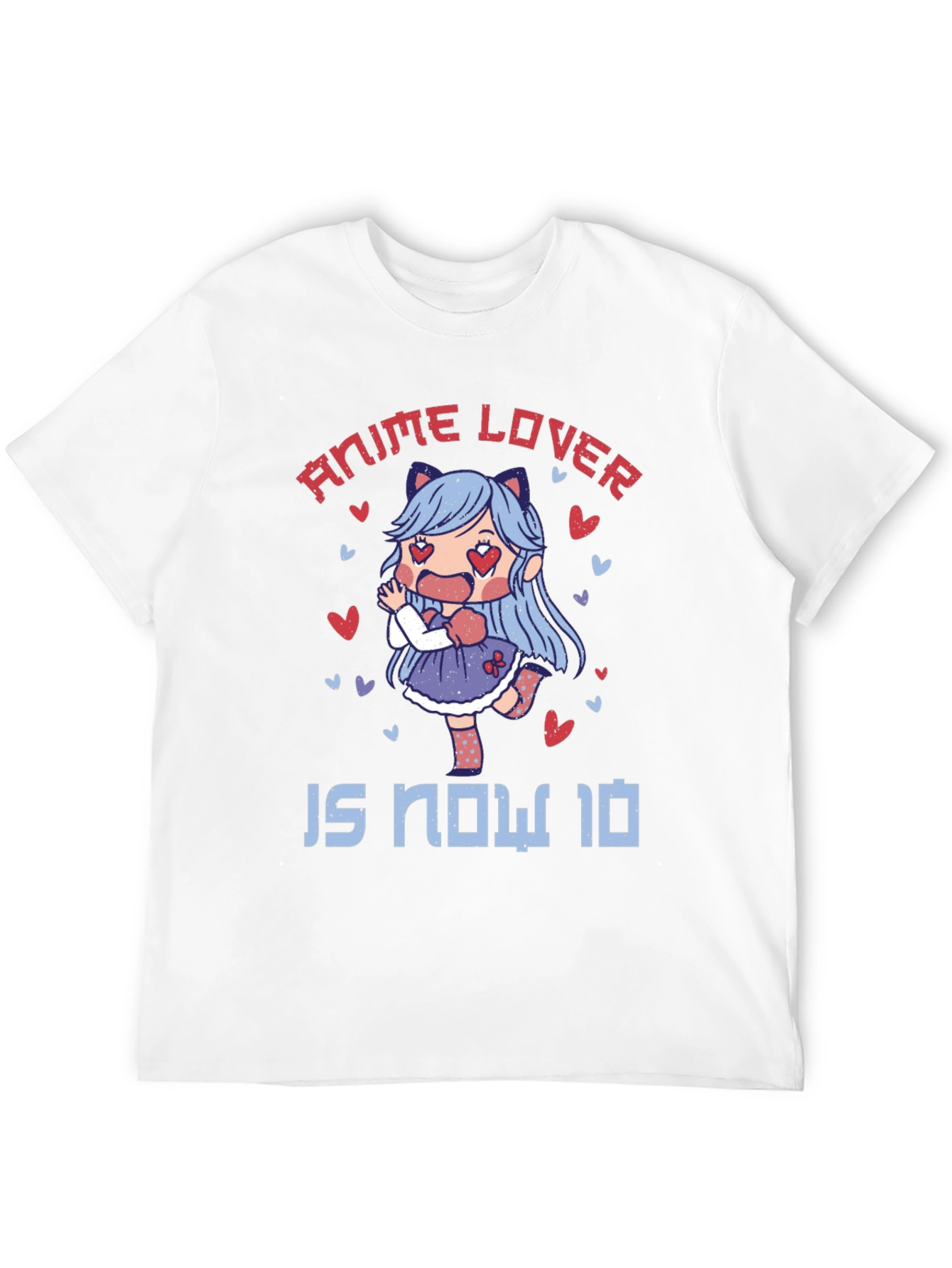 Anime Lover 10th Birthday T-Shirt