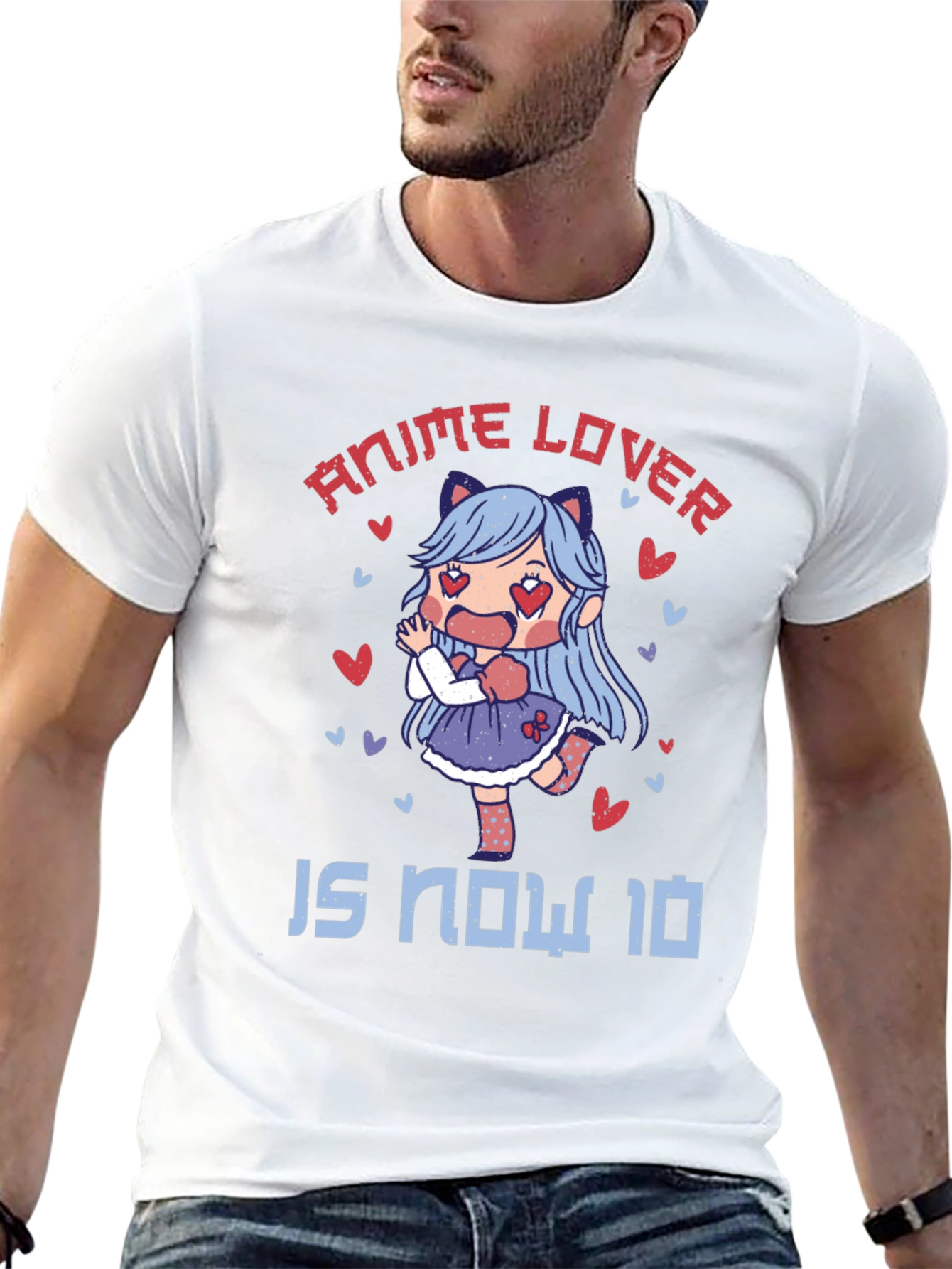 Anime Lover 10th Birthday T-Shirt