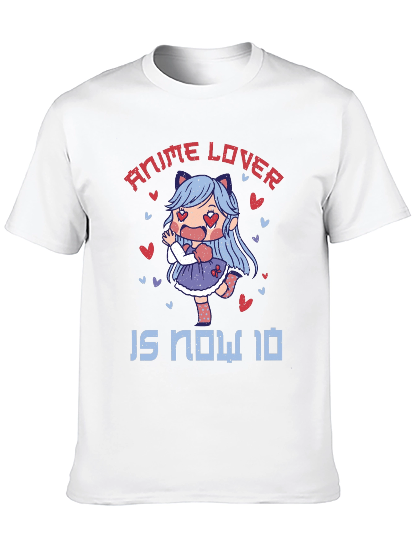 Anime Lover 10th Birthday T-Shirt