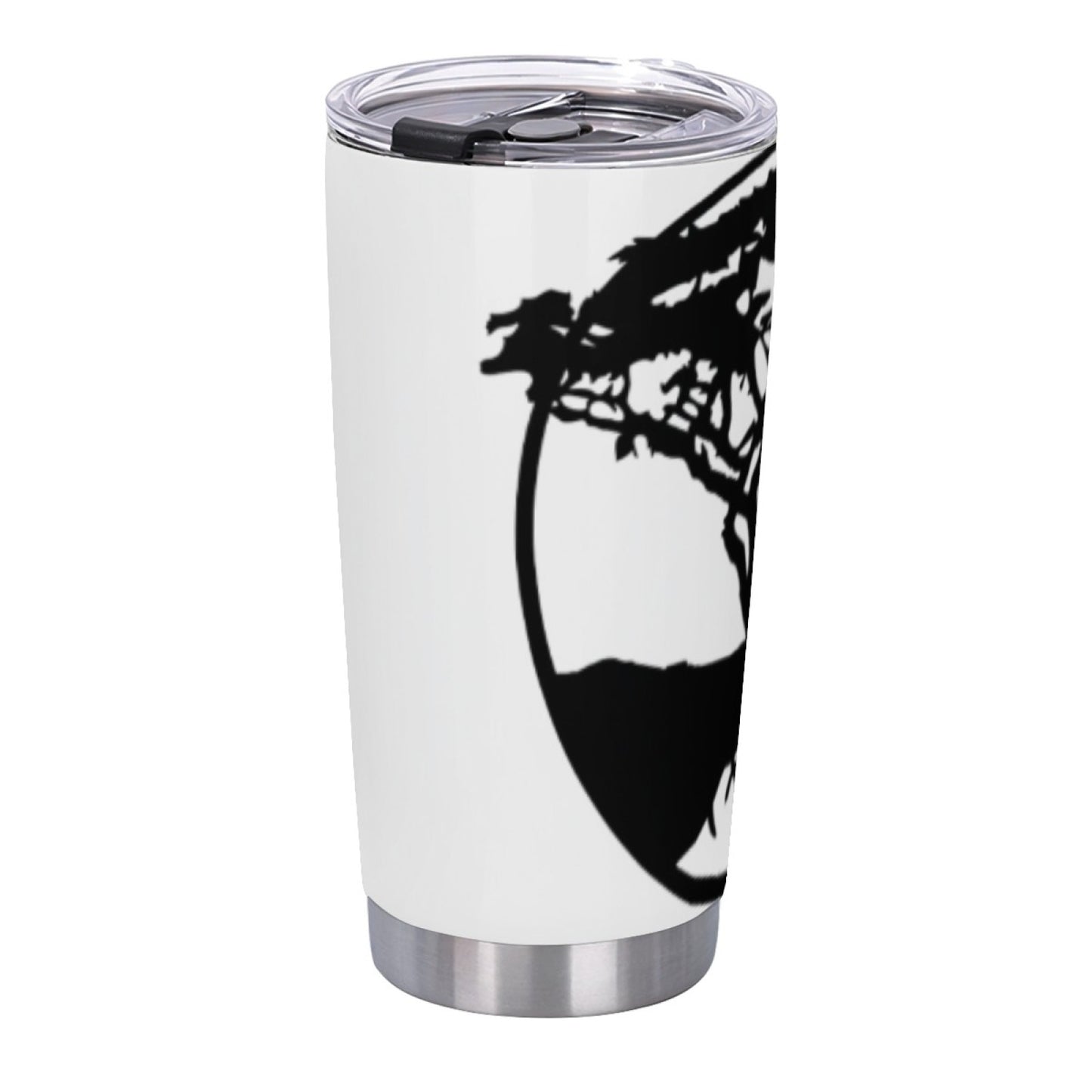Gym-Friendly Insulated Tumbler - Stainless Steel Graphic Design Drink Cup