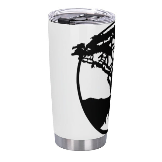 Gym-Friendly Insulated Tumbler - Stainless Steel Graphic Design Drink Cup