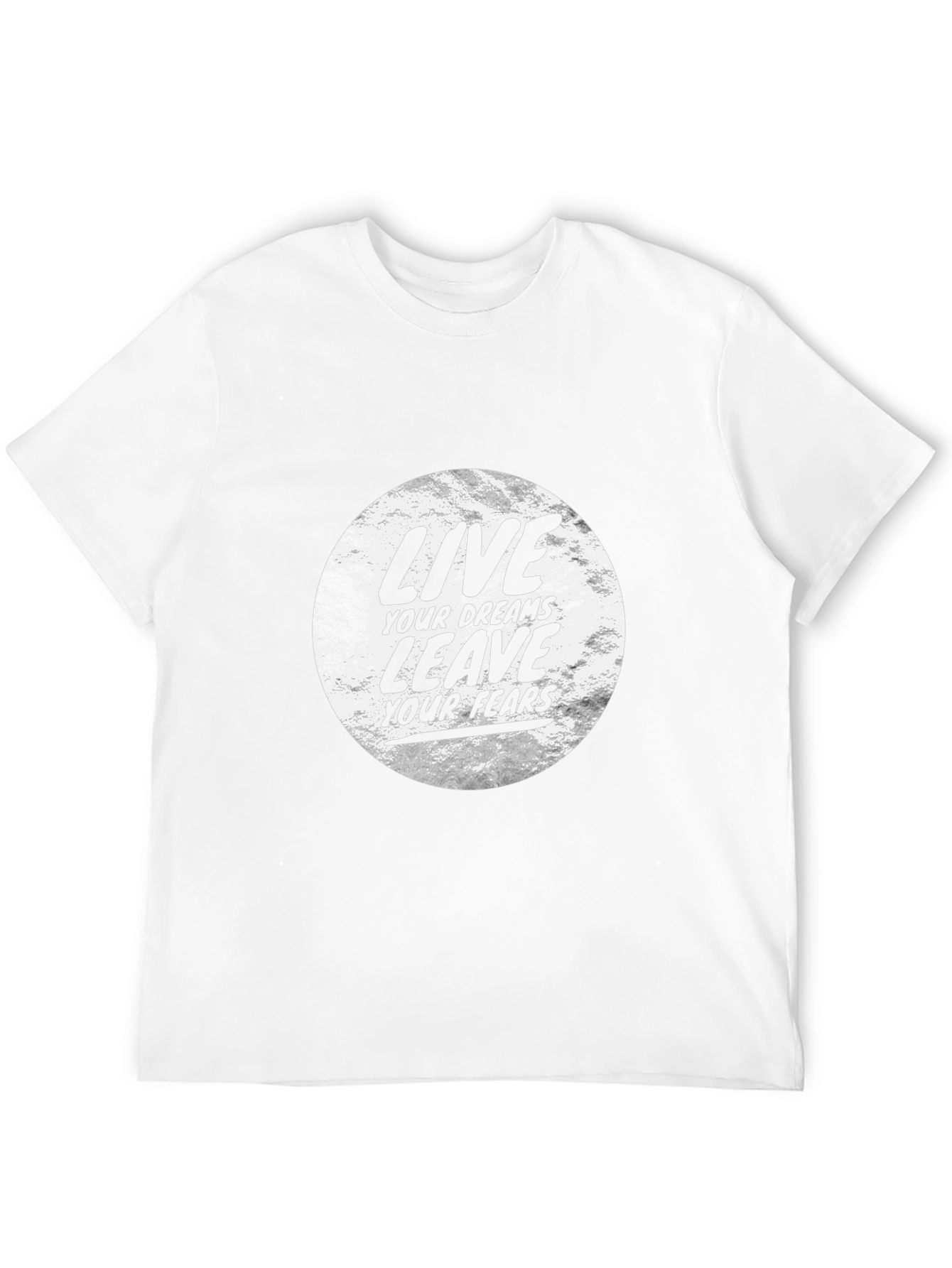 Motivational Black T-Shirt: Live Your Dreams