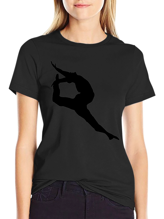Black Dancer Silhouette T-Shirt