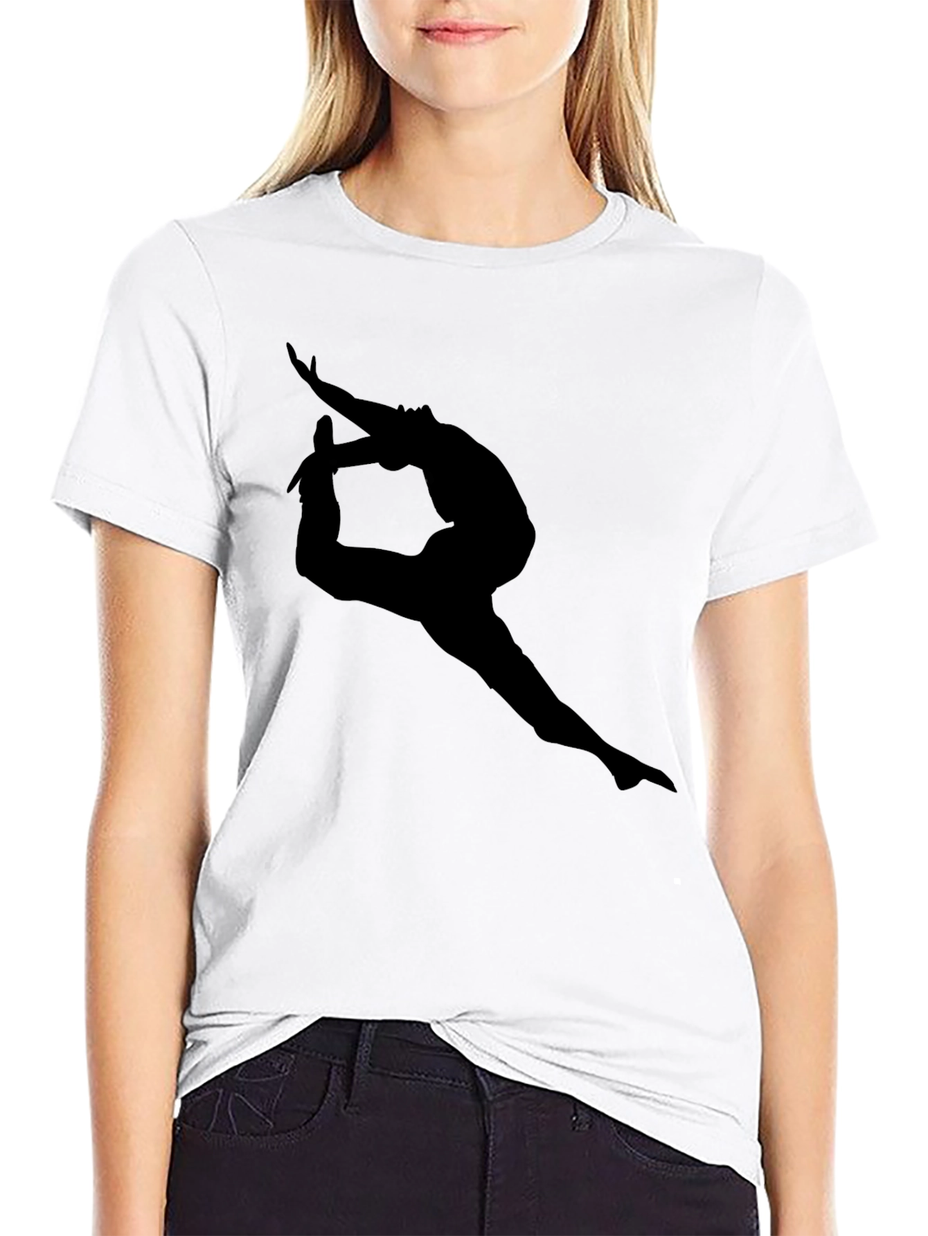 Black Dancer Silhouette T-Shirt