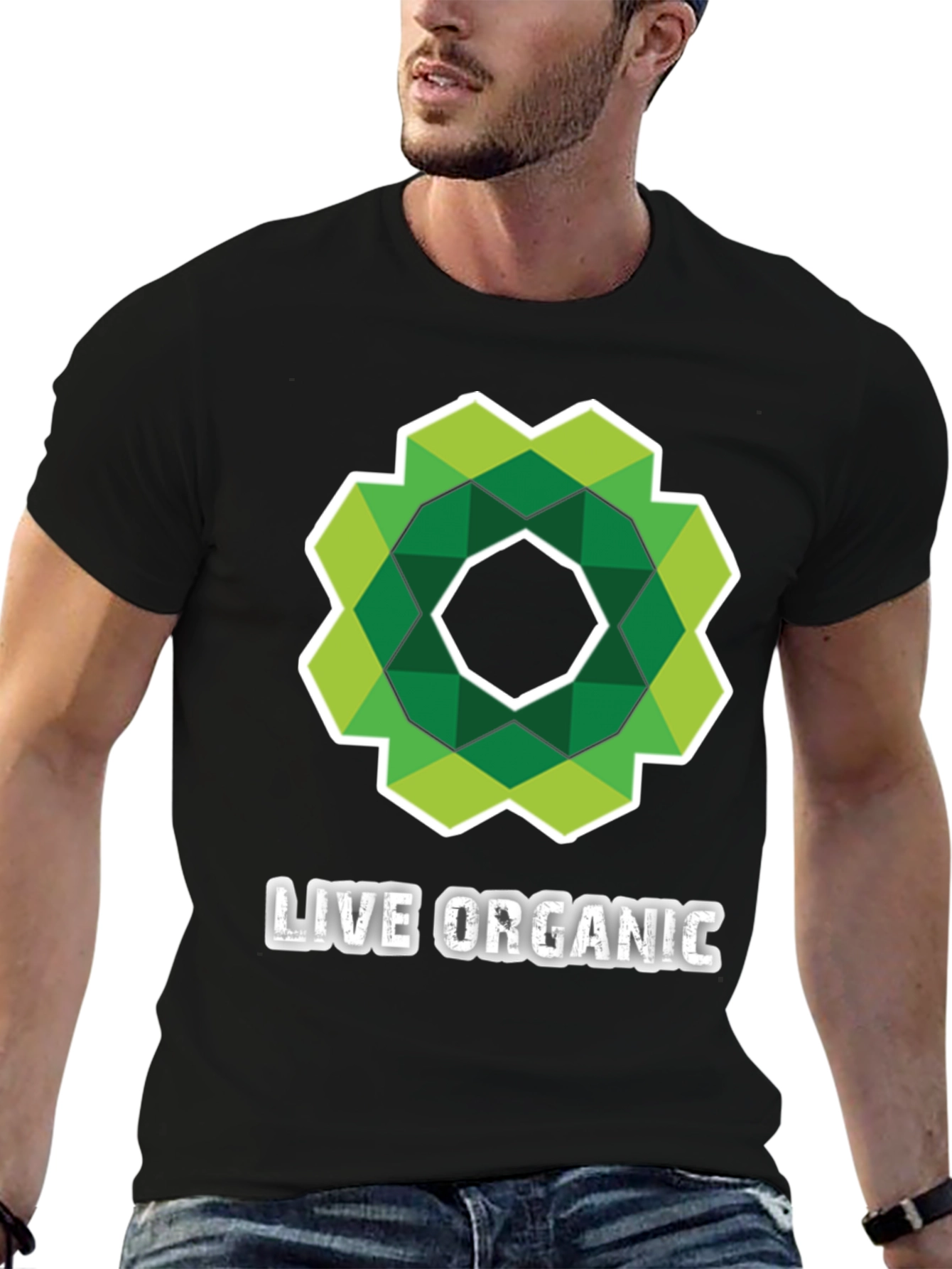 Live Organic Geometric Tee