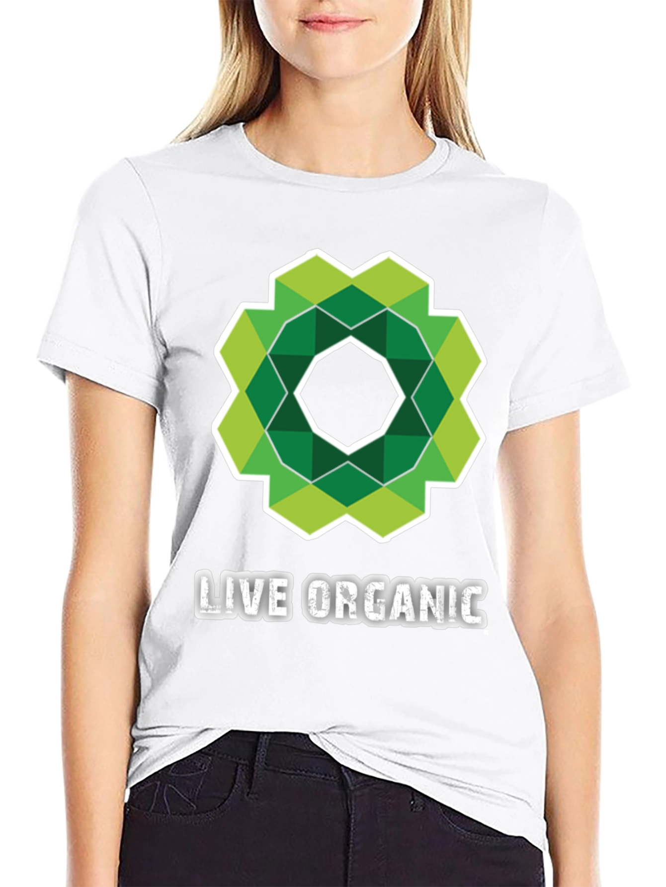 Live Organic Geometric Tee