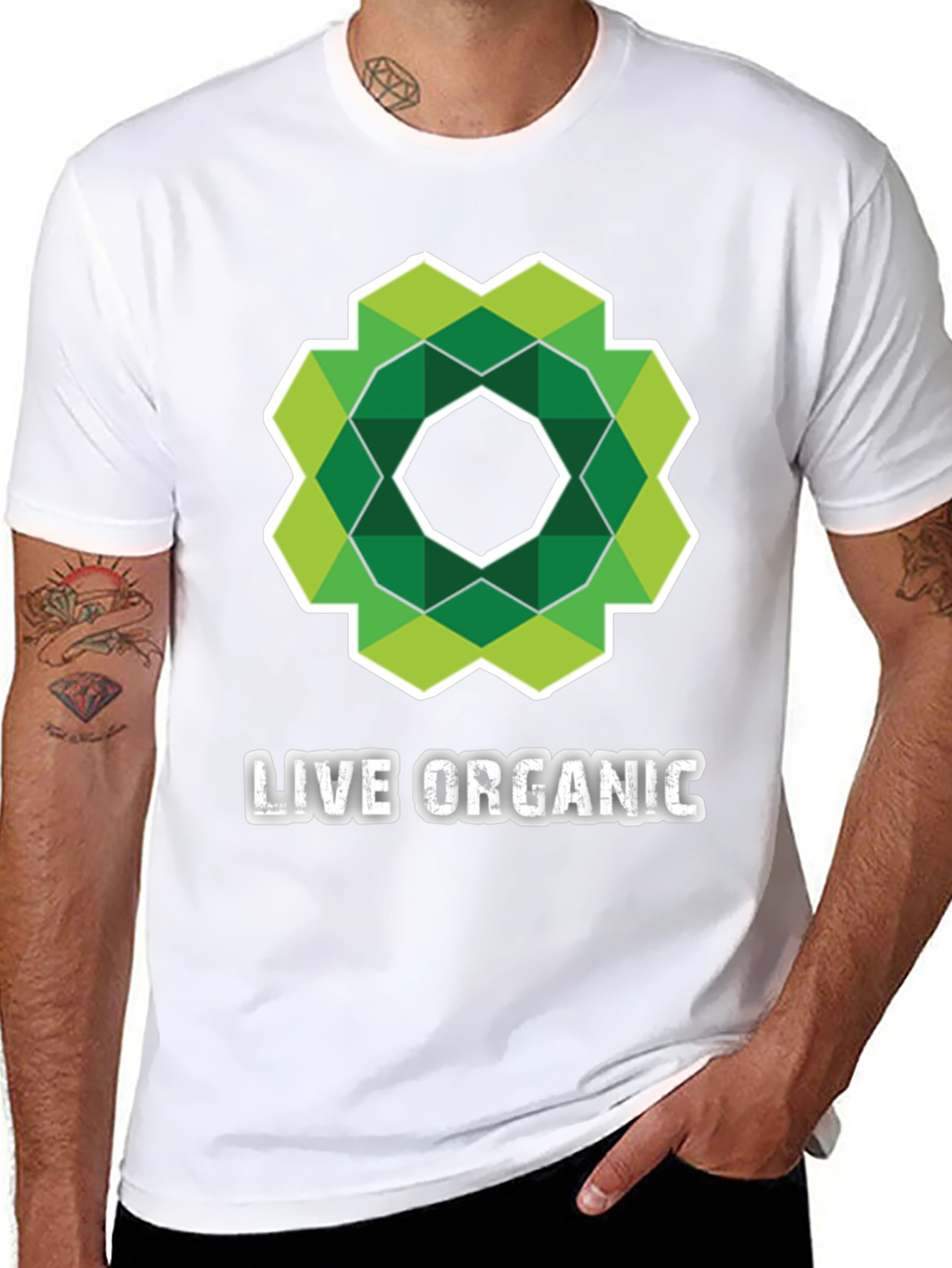 Live Organic Geometric Tee