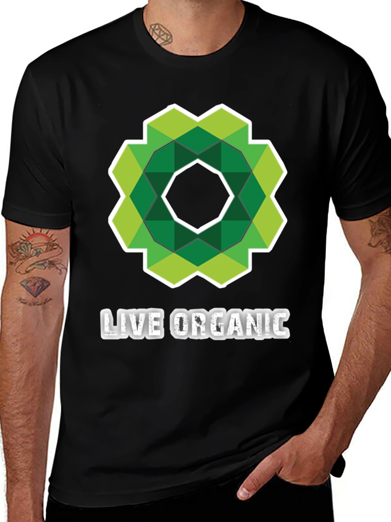 Live Organic Geometric Tee