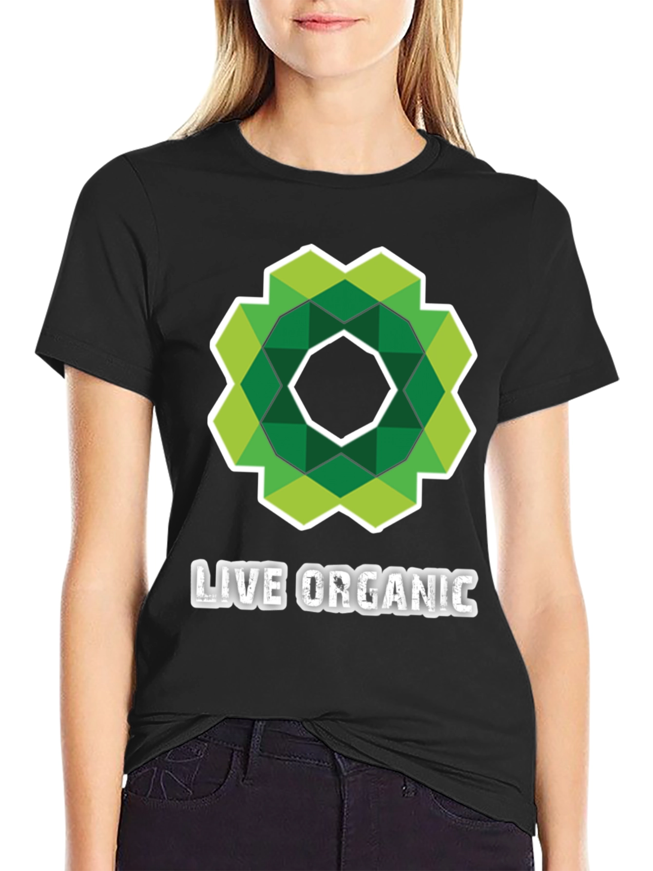 Live Organic Geometric Tee