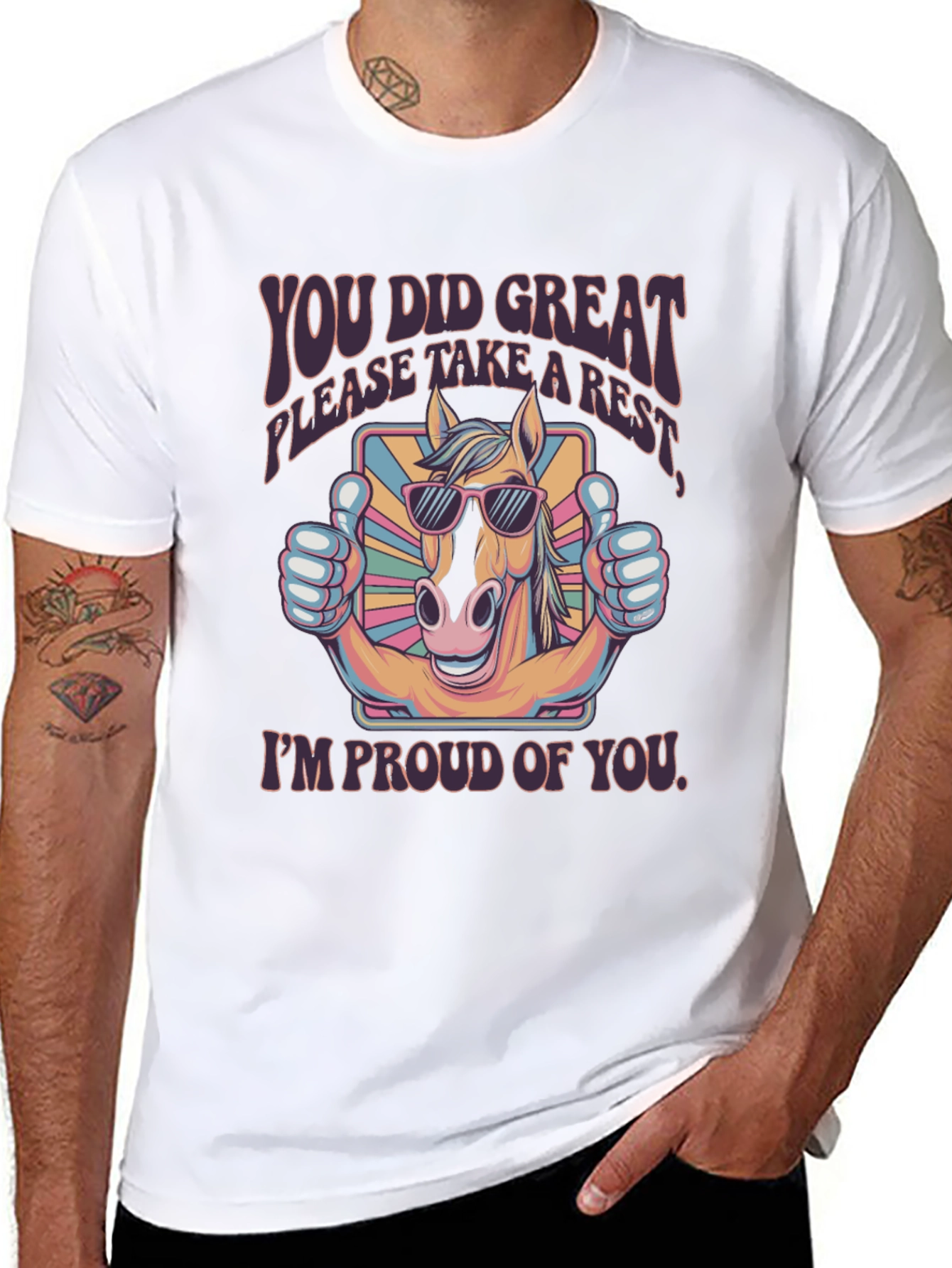 You Did Great Horse T-Shirt