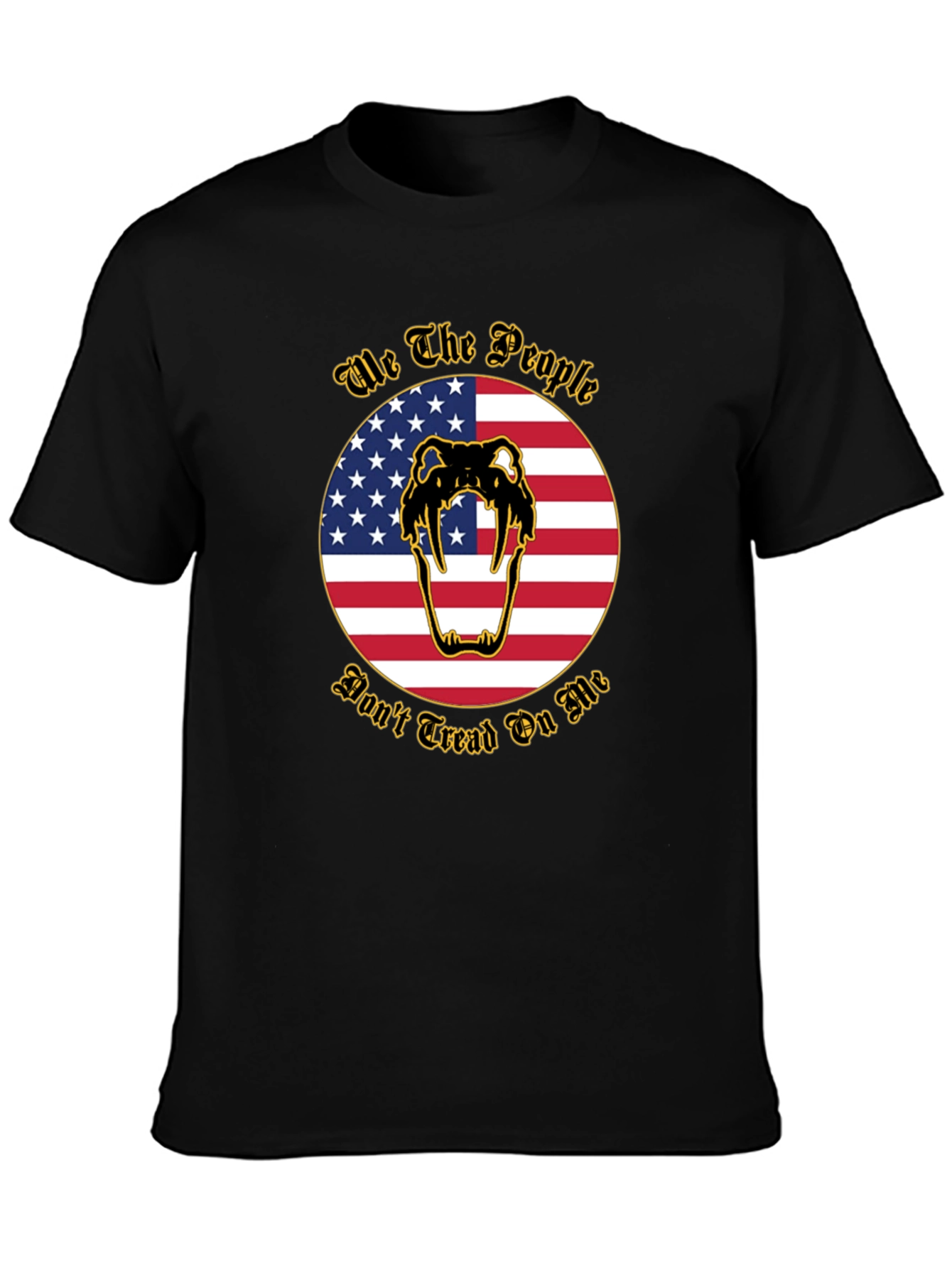 We The People Snake American Flag Graphic T-Shirt