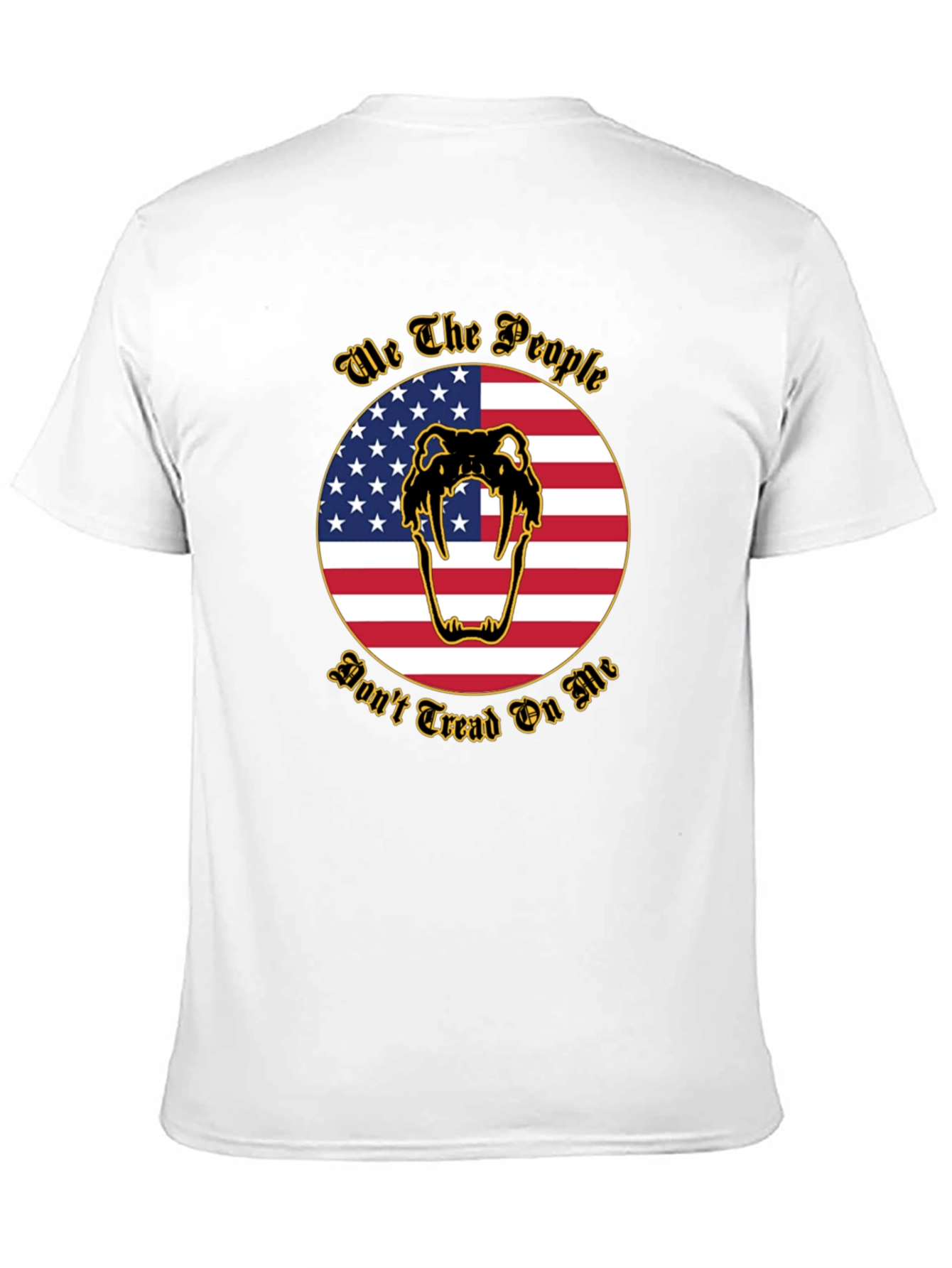 We The People Snake American Flag Graphic T-Shirt