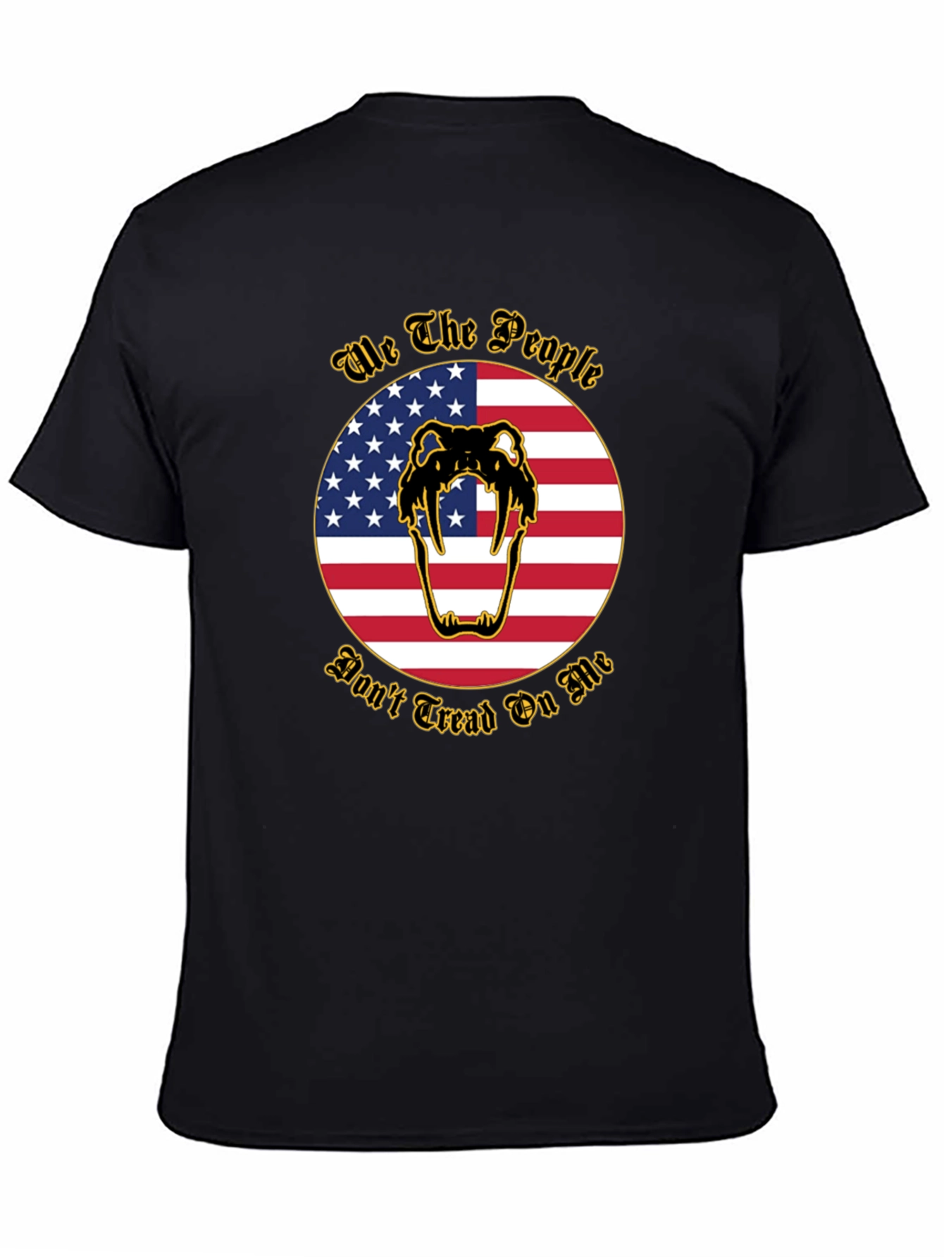 We The People Snake American Flag Graphic T-Shirt