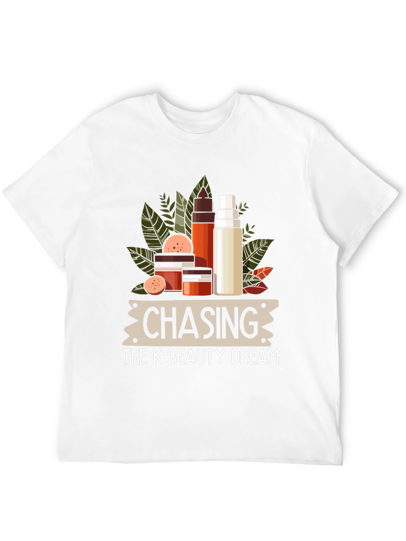 Chasing the K-Beauty Dream Black T-Shirt