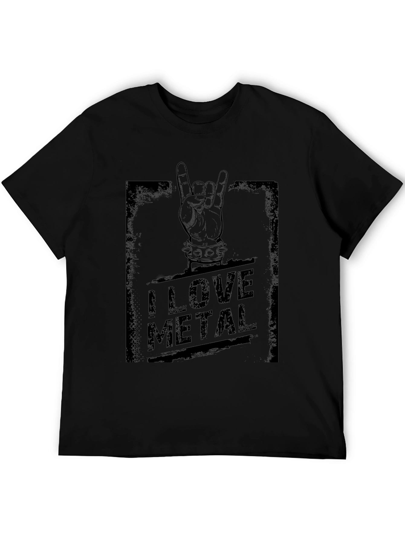 I Love Metal Black T-Shirt