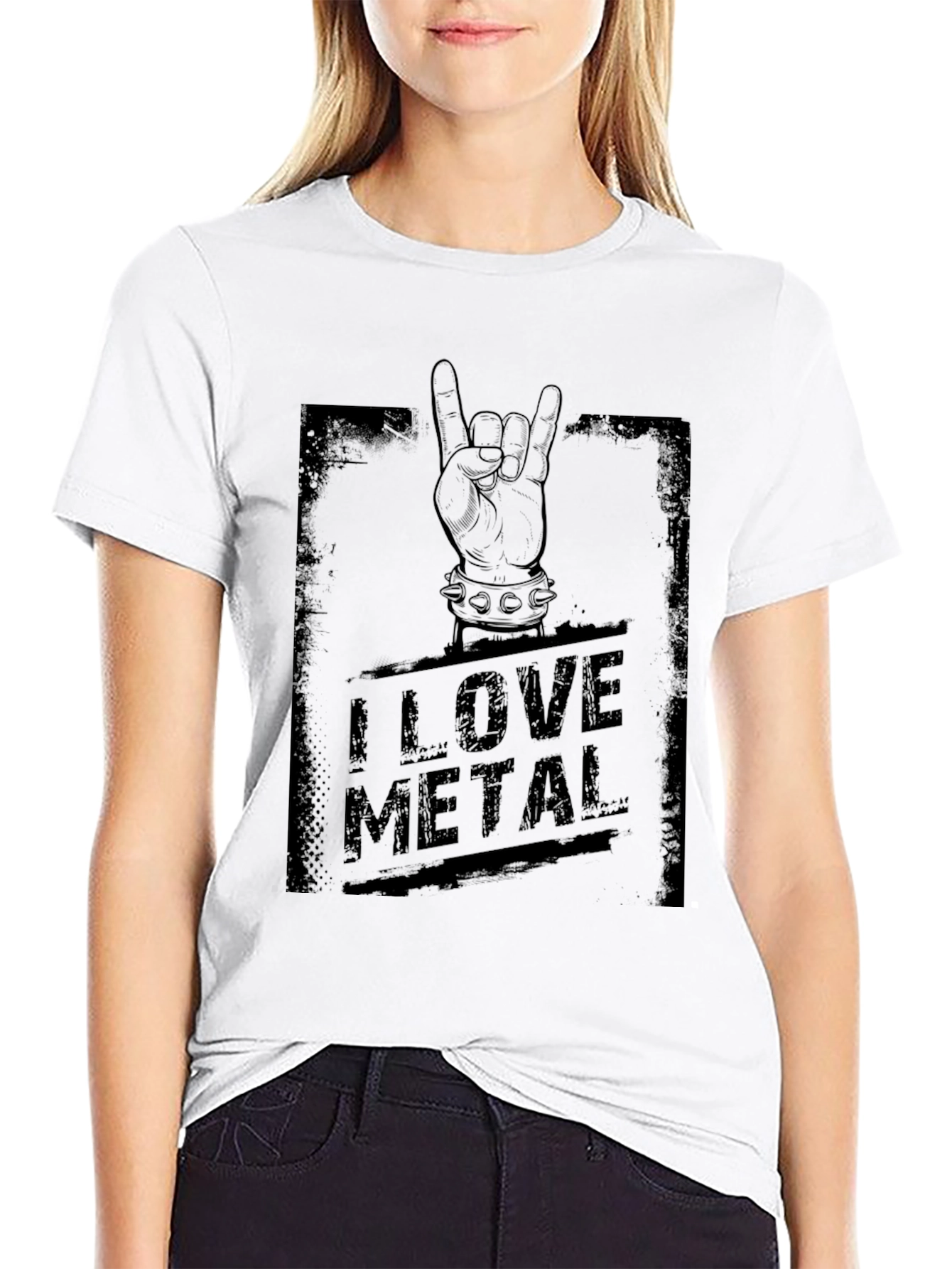 I Love Metal Black T-Shirt