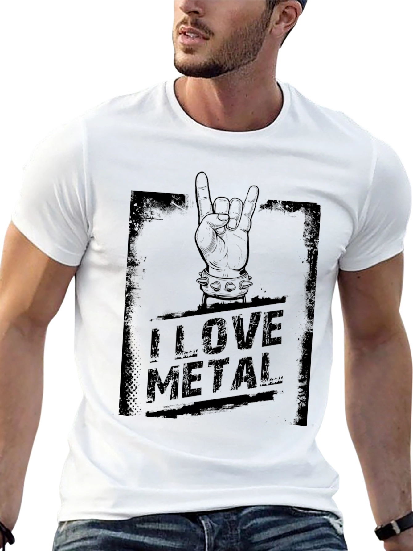 I Love Metal Black T-Shirt