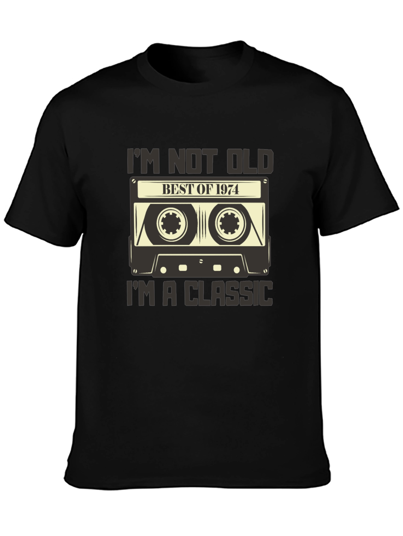 Classic 1974 Cassette Tape Graphic Tee