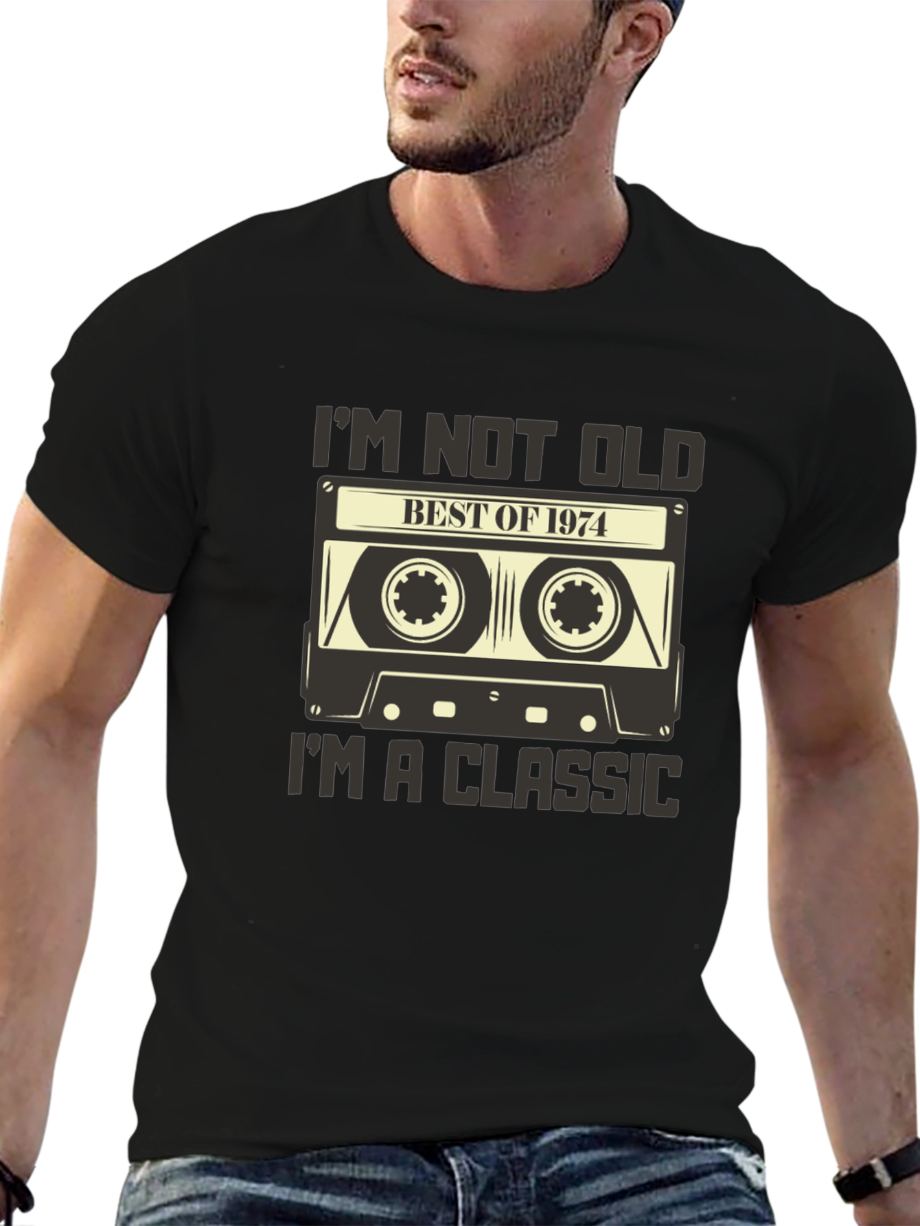 Classic 1974 Cassette Tape Graphic Tee