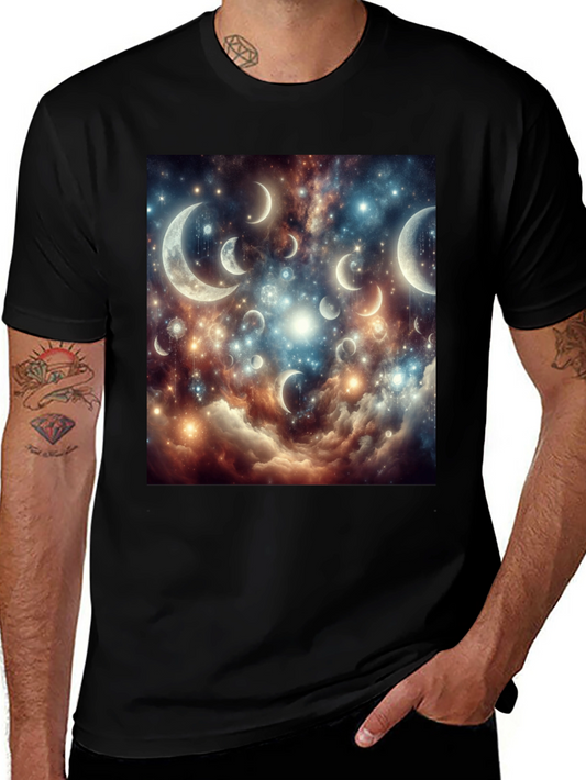 Celestial Moonscape Graphic T-Shirt
