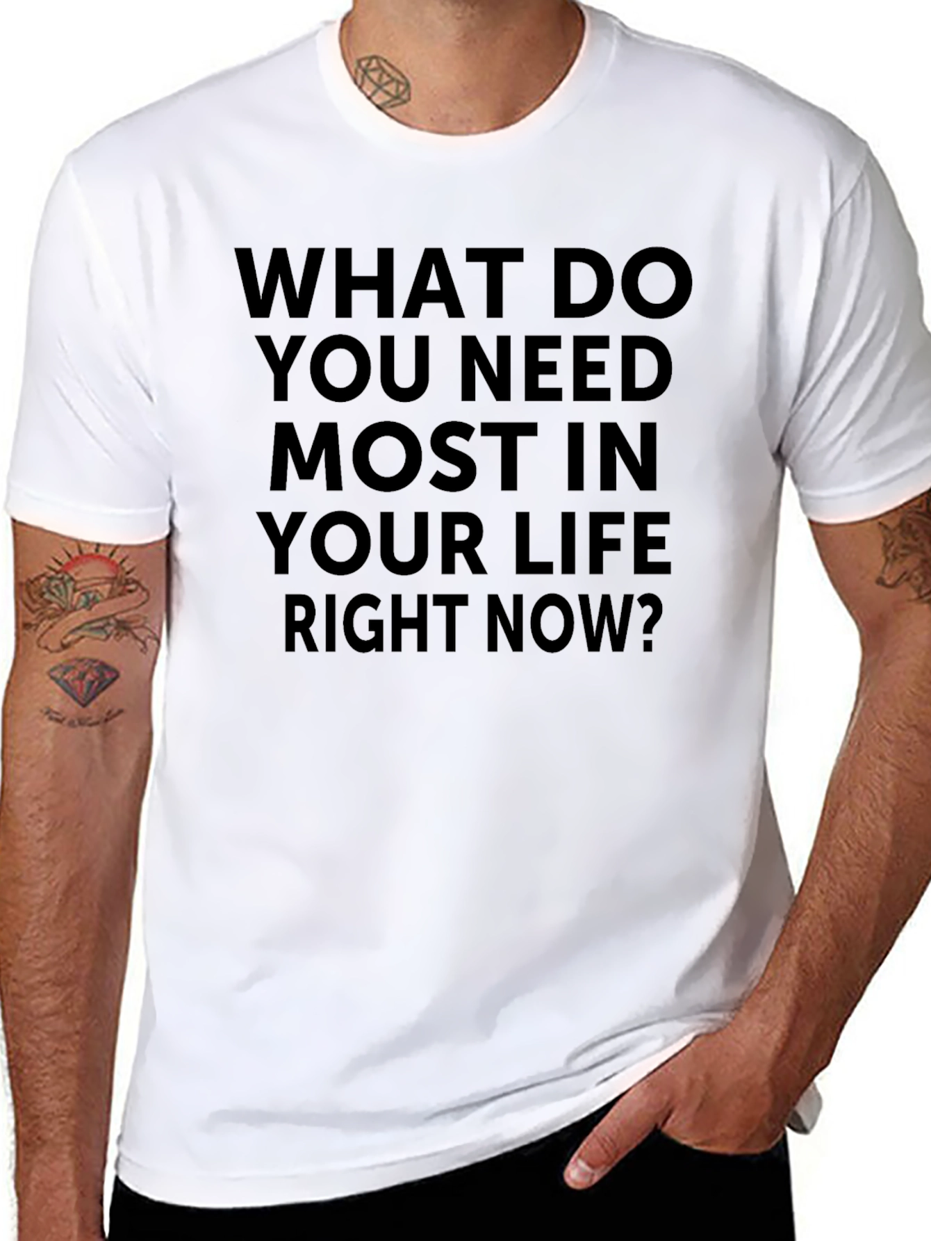 Humorous T-Shirt: What Do You Need Most?