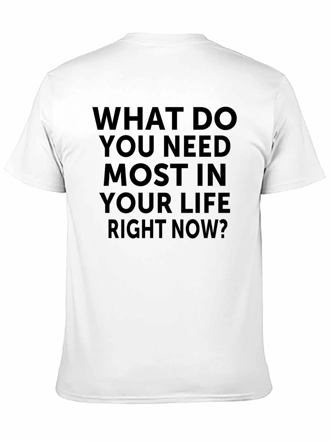 Humorous T-Shirt: What Do You Need Most?