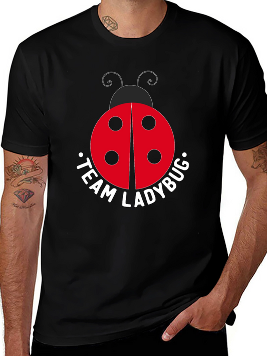 Team Ladybug Black T-Shirt