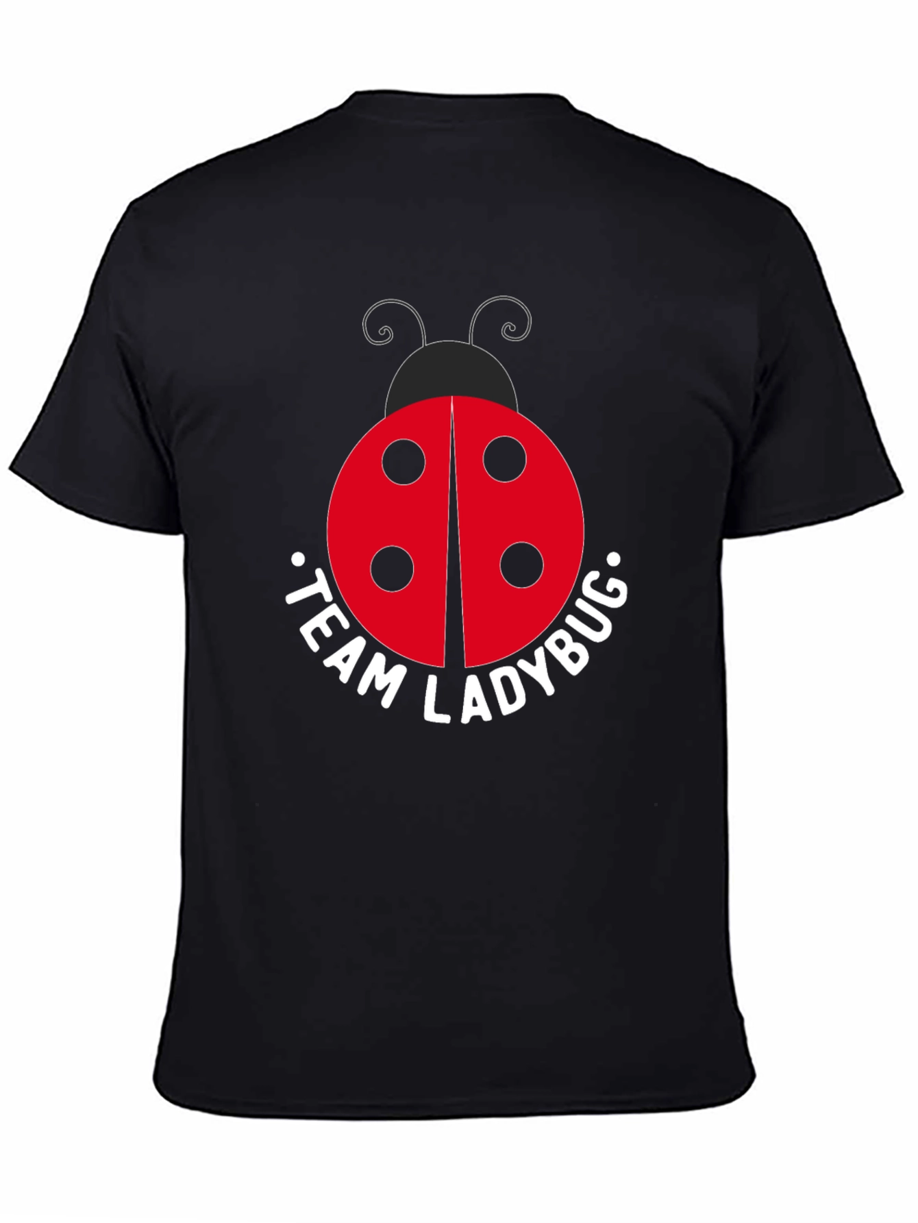 Team Ladybug Black T-Shirt