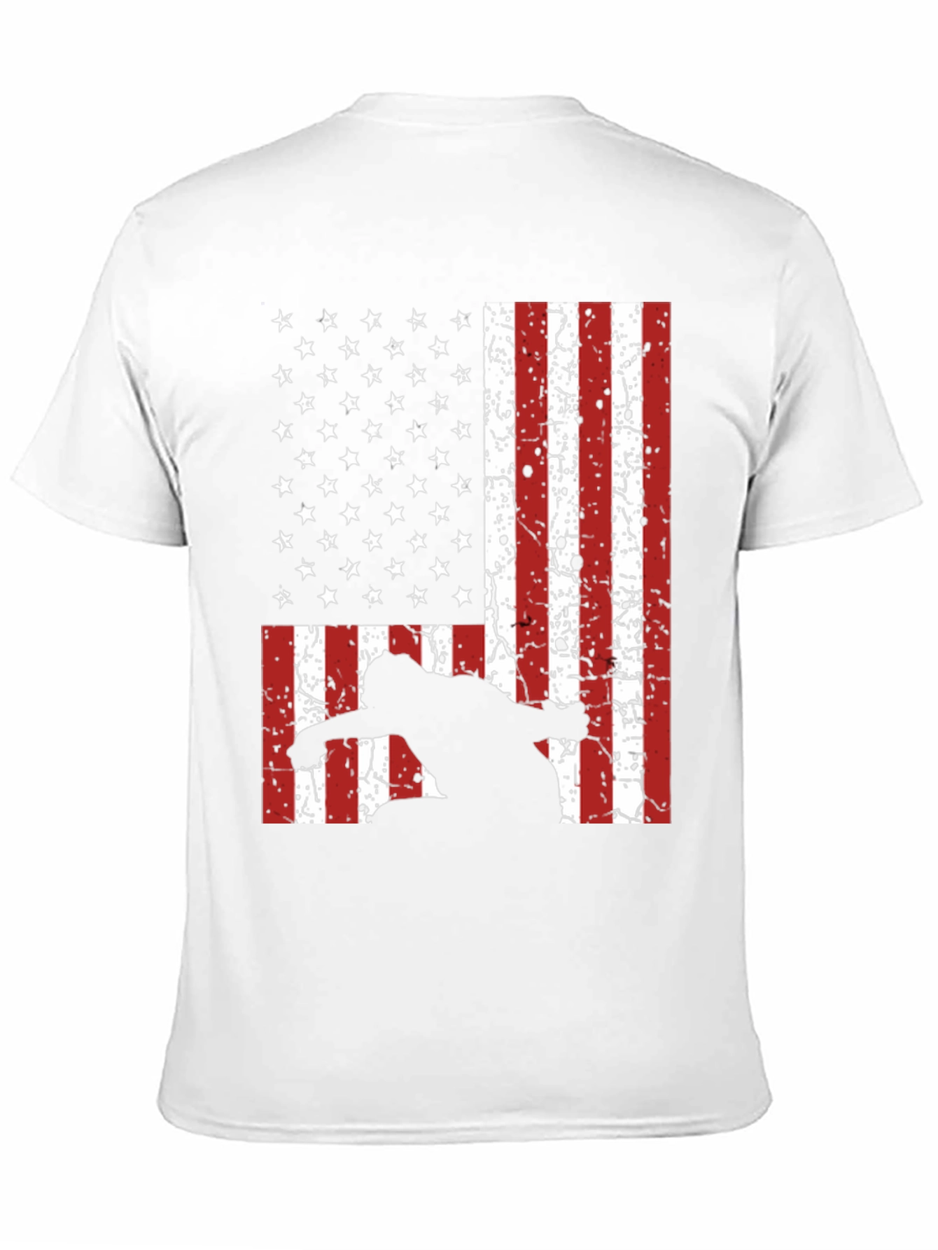 American Flag Snowboarder T-Shirt