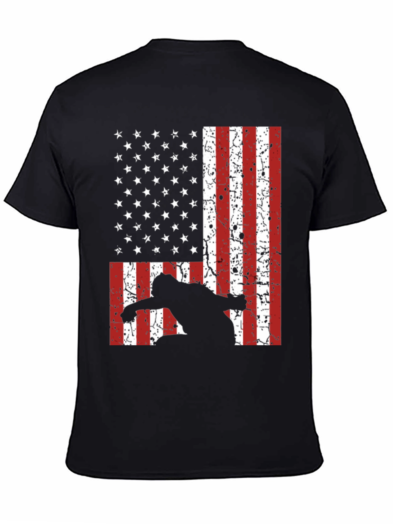 American Flag Snowboarder T-Shirt