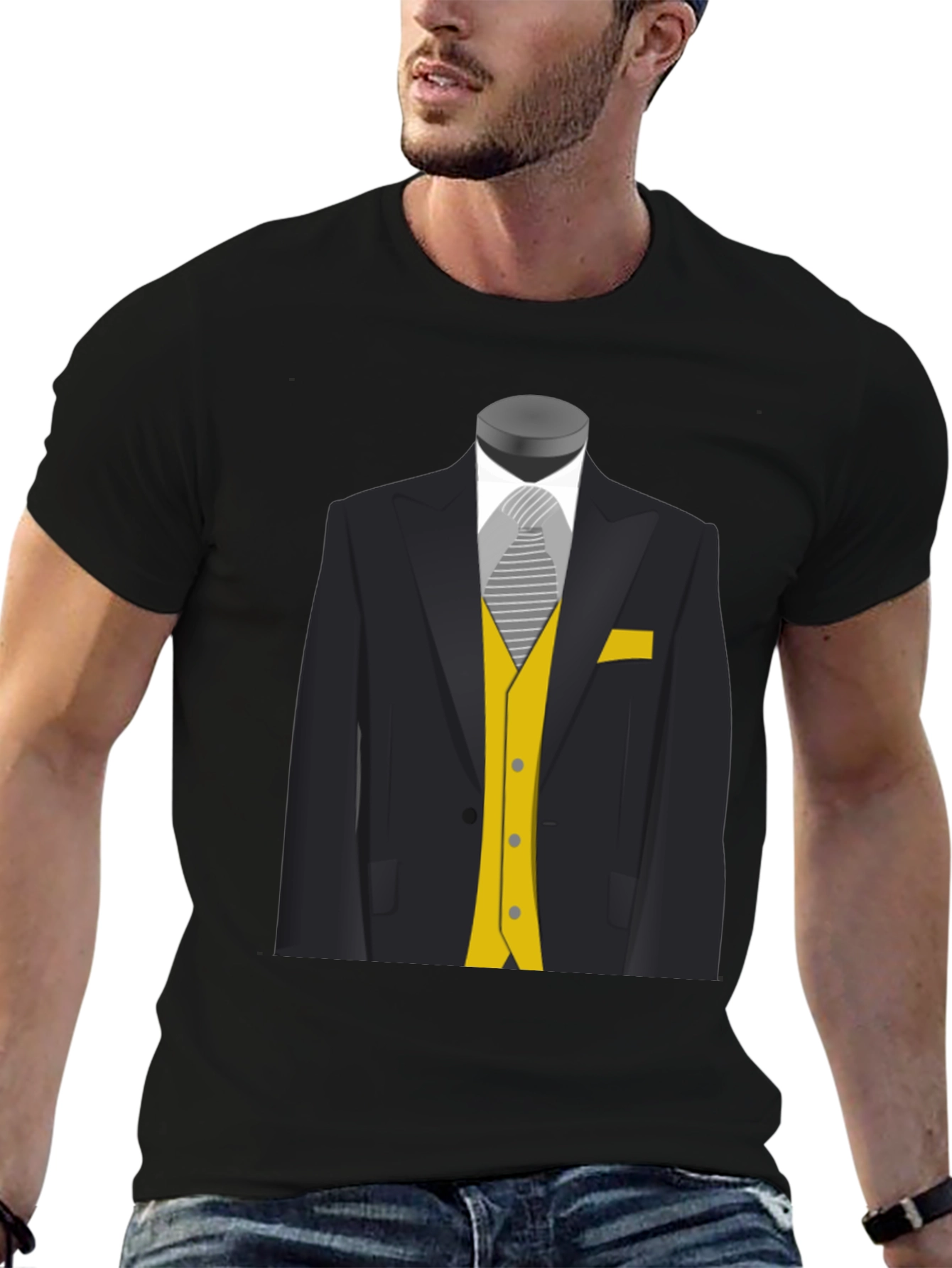 Gentlemans Tuxedo Graphic Tee - Classic Style
