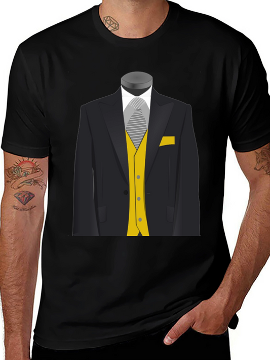 Gentlemans Tuxedo Graphic Tee - Classic Style