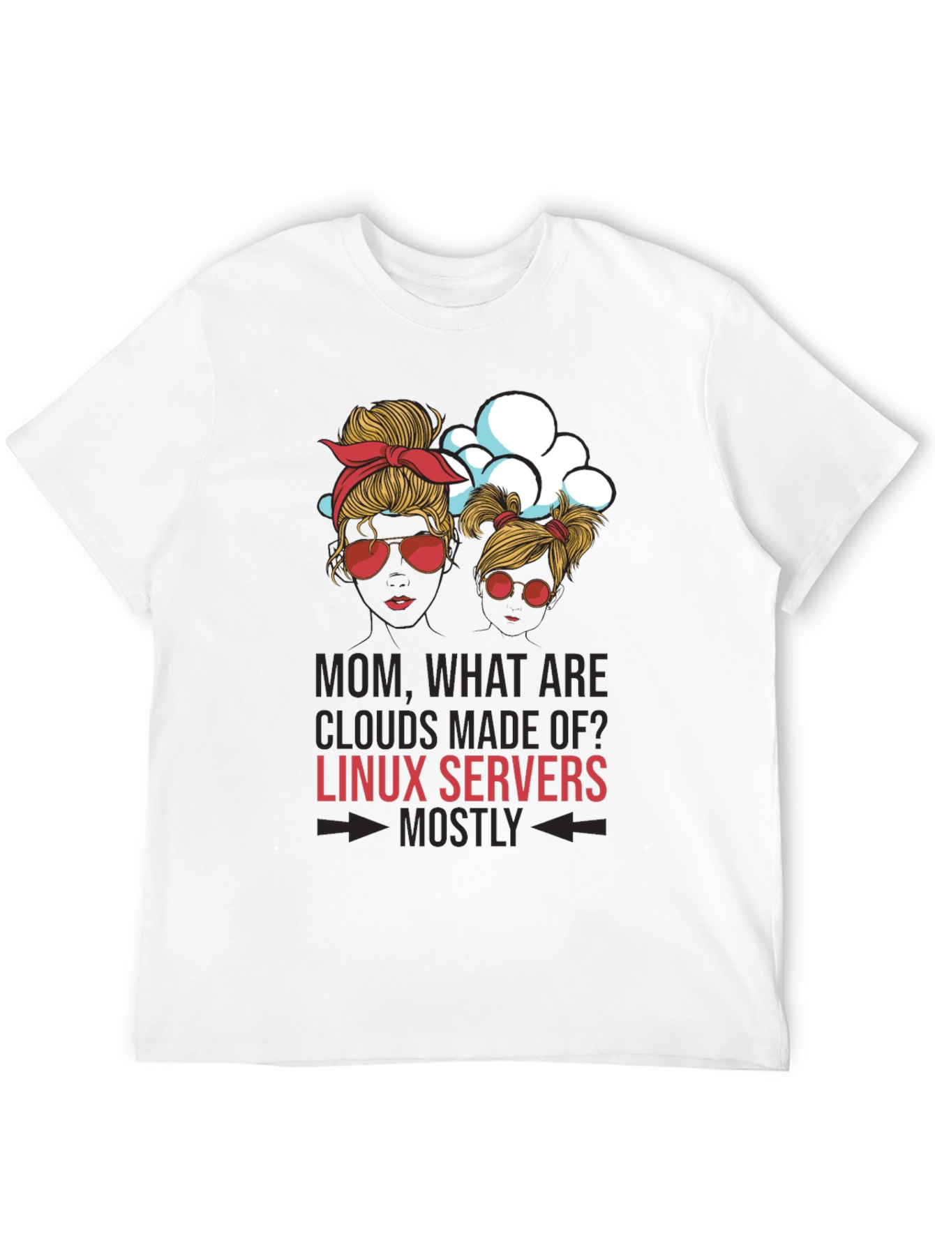 Linux Server Clouds T-Shirt