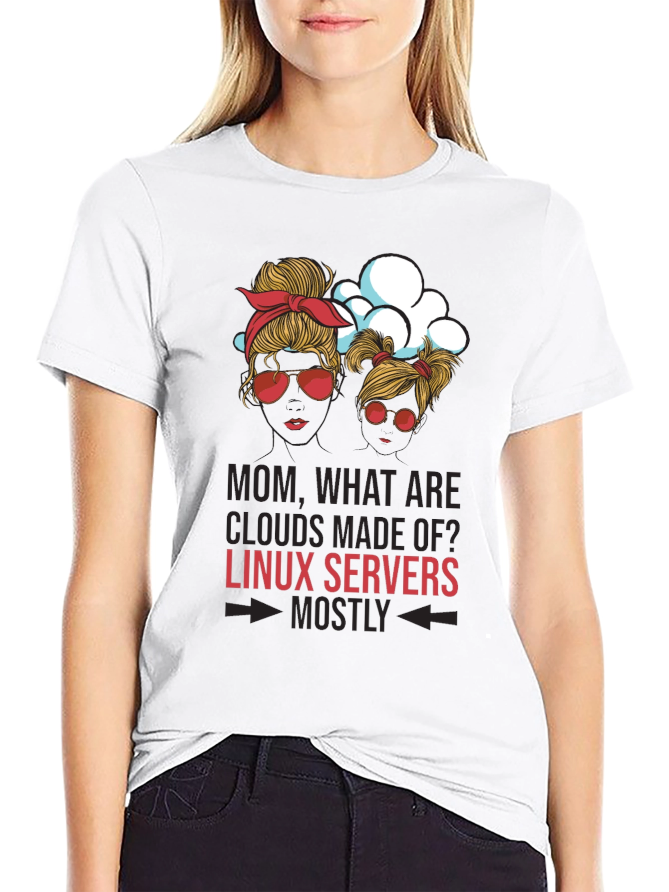 Linux Server Clouds T-Shirt