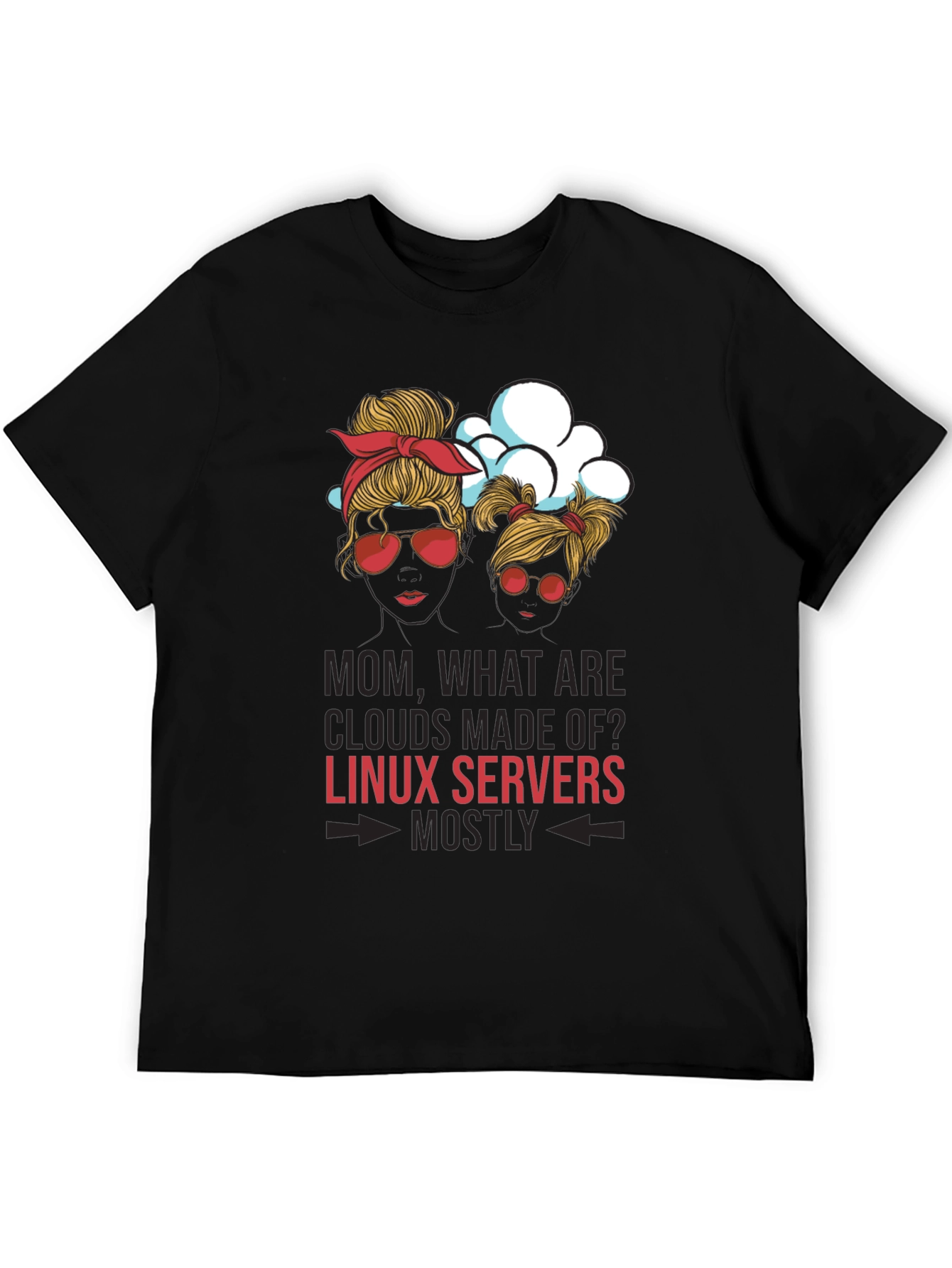 Linux Server Clouds T-Shirt