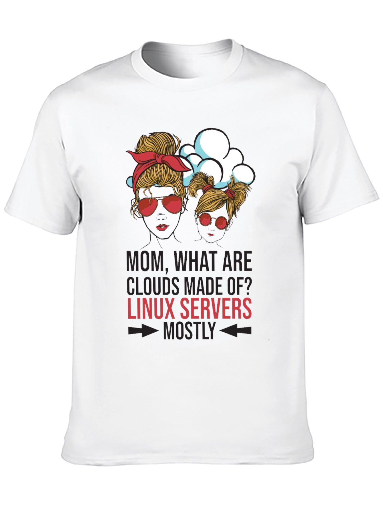 Linux Server Clouds T-Shirt