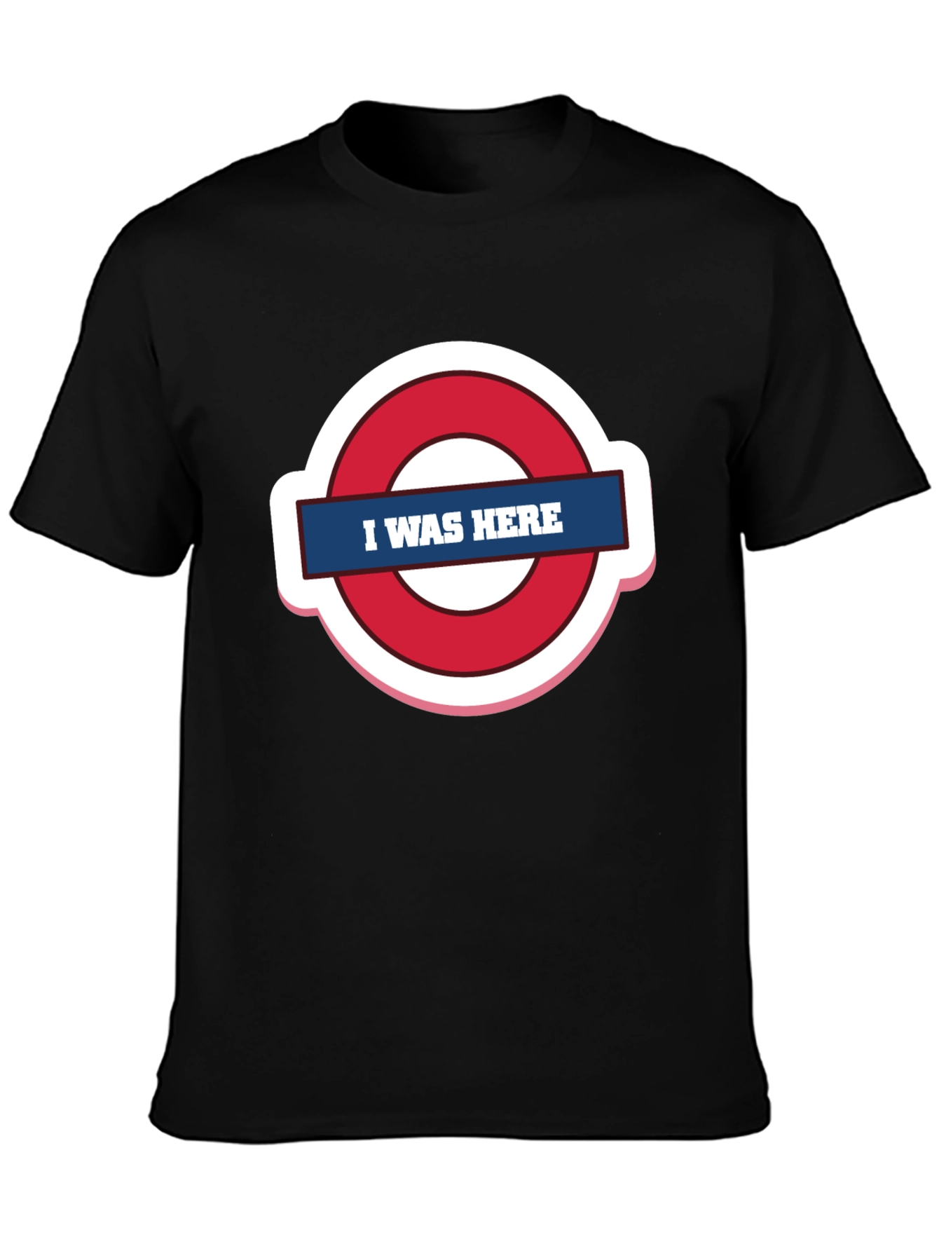 I Was Here Graphic Tee - Trendy Design