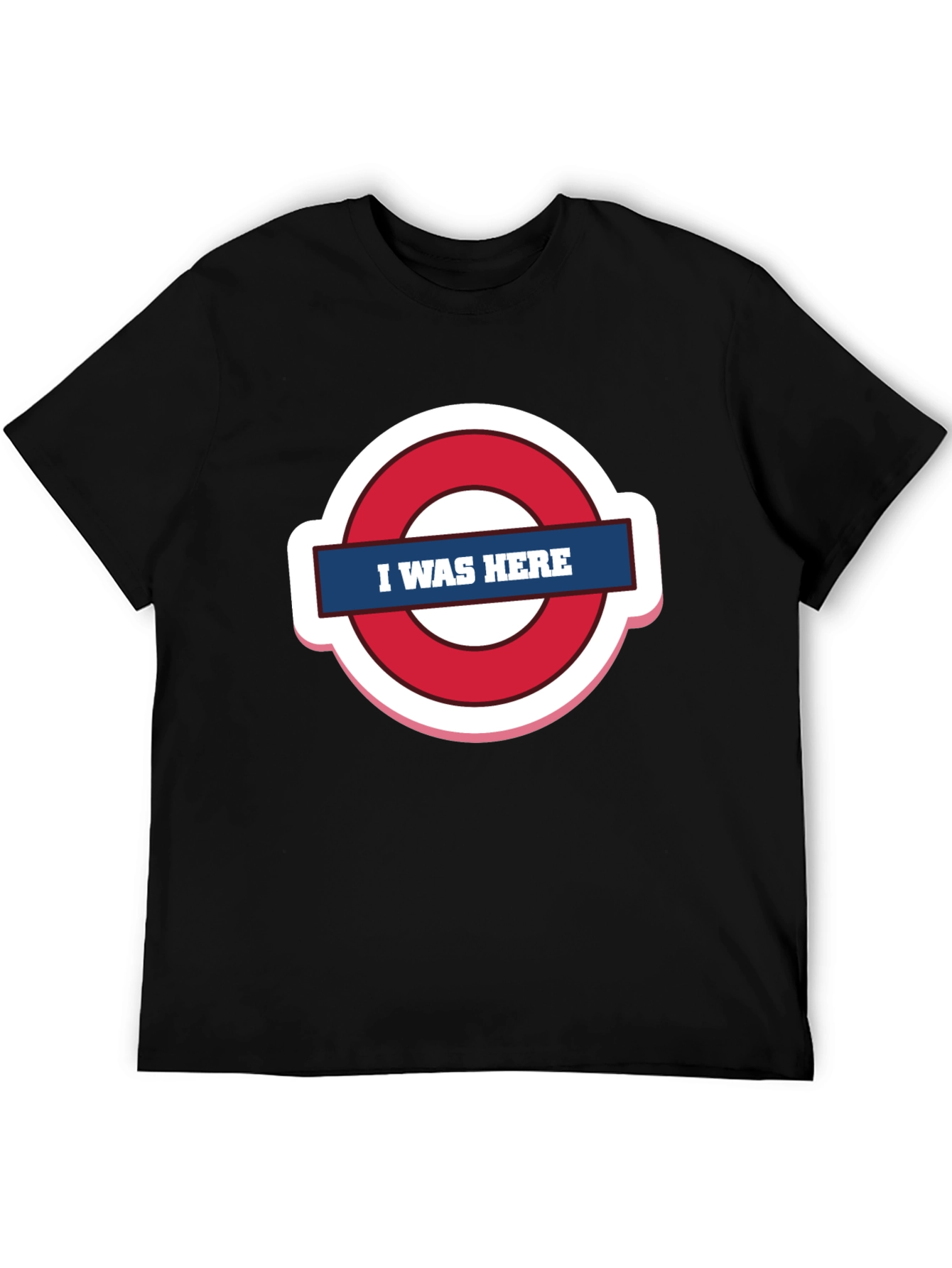 I Was Here Graphic Tee - Trendy Design