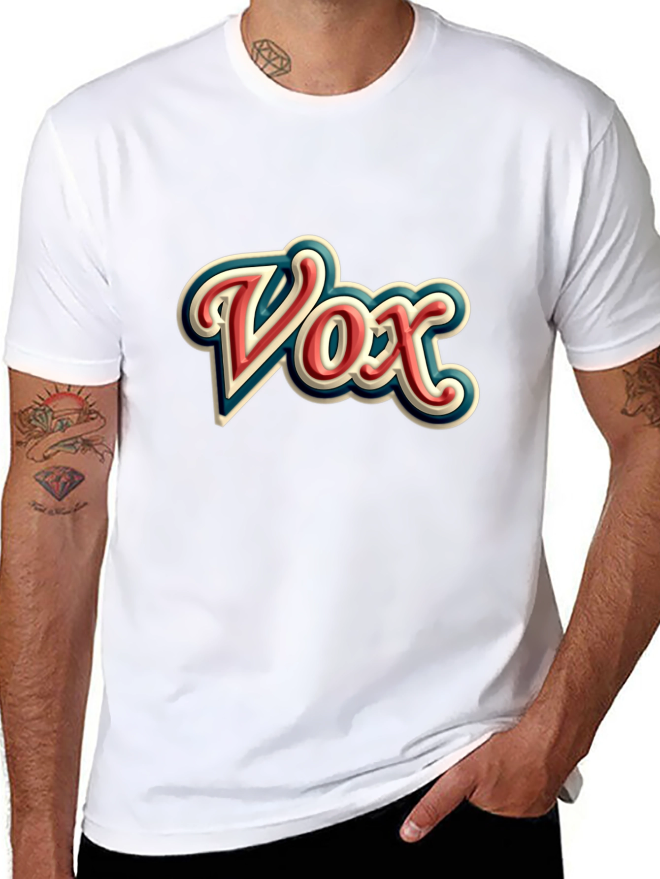 Retro Vox Graphic Tee - Classic Style