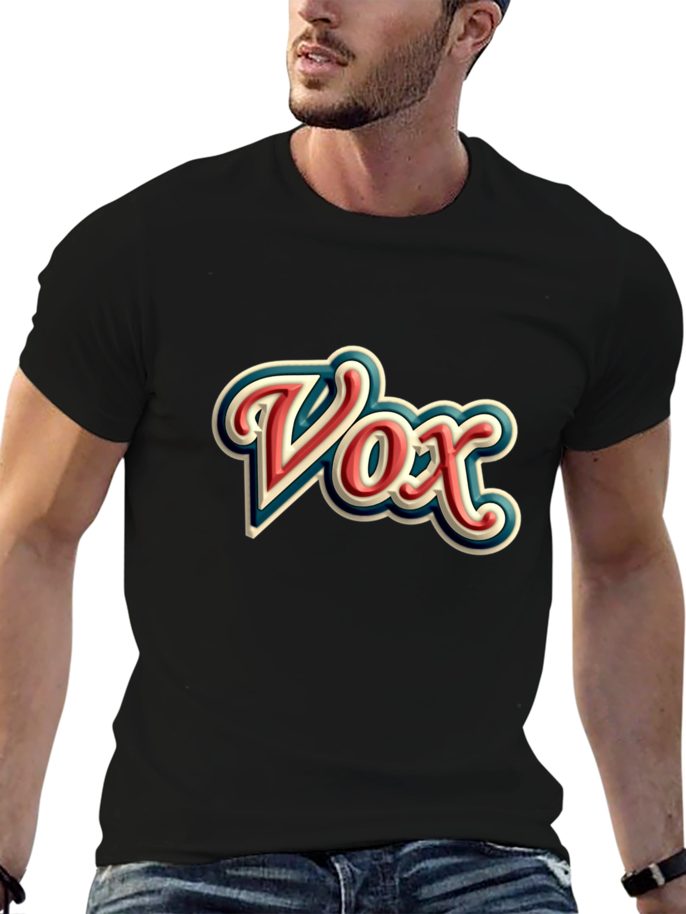 Retro Vox Graphic Tee - Classic Style