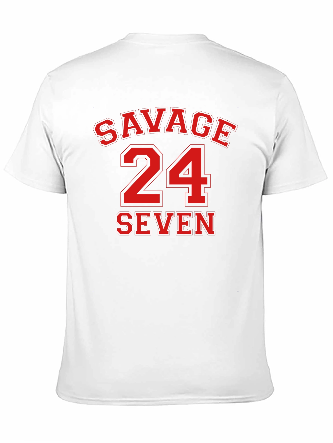 Savage 24 Seven Black Graphic Tee