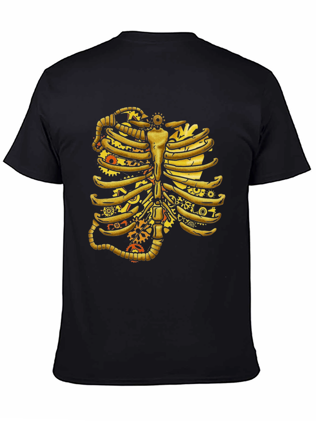 Steampunk Rib Cage Graphic Tee