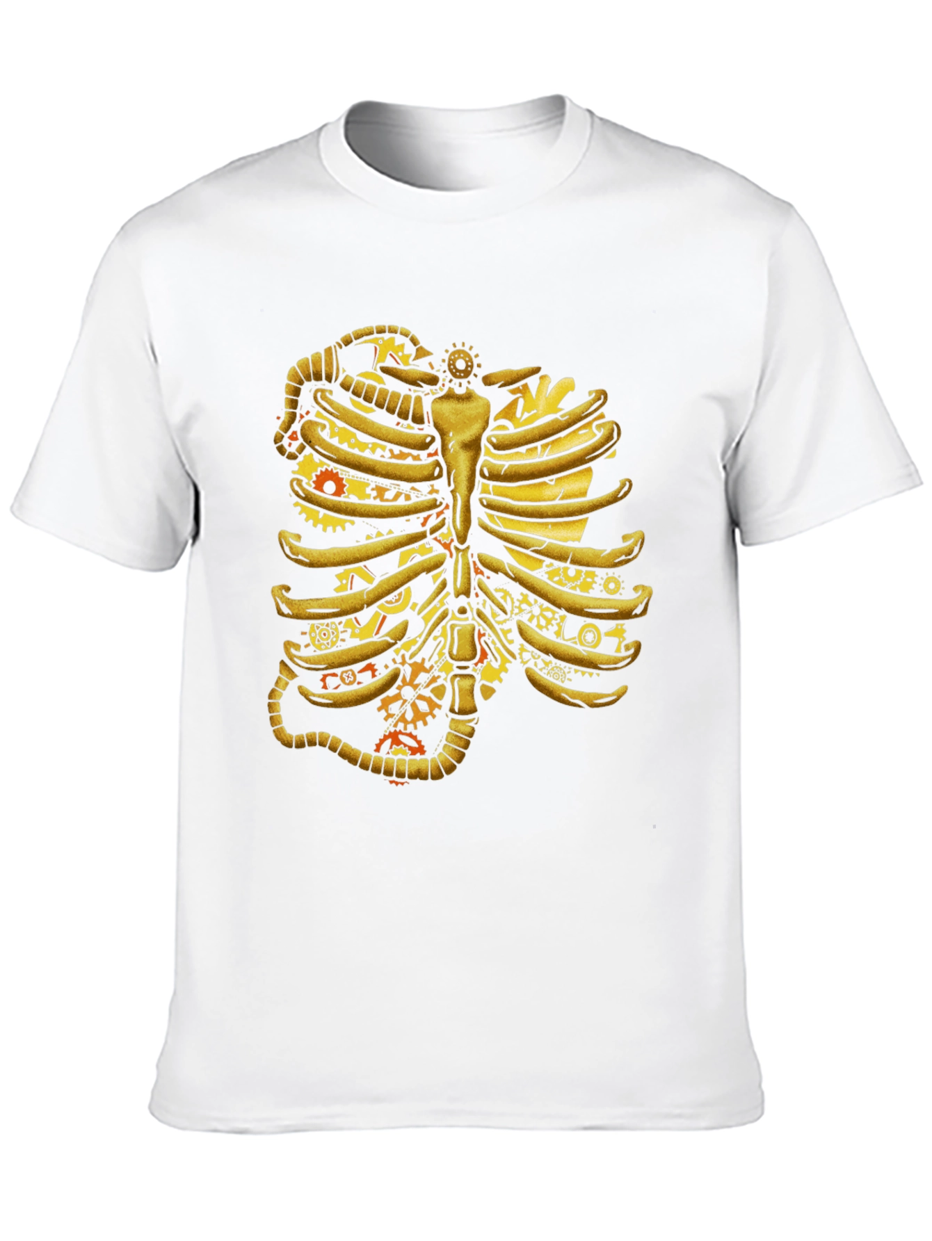 Steampunk Rib Cage Graphic Tee