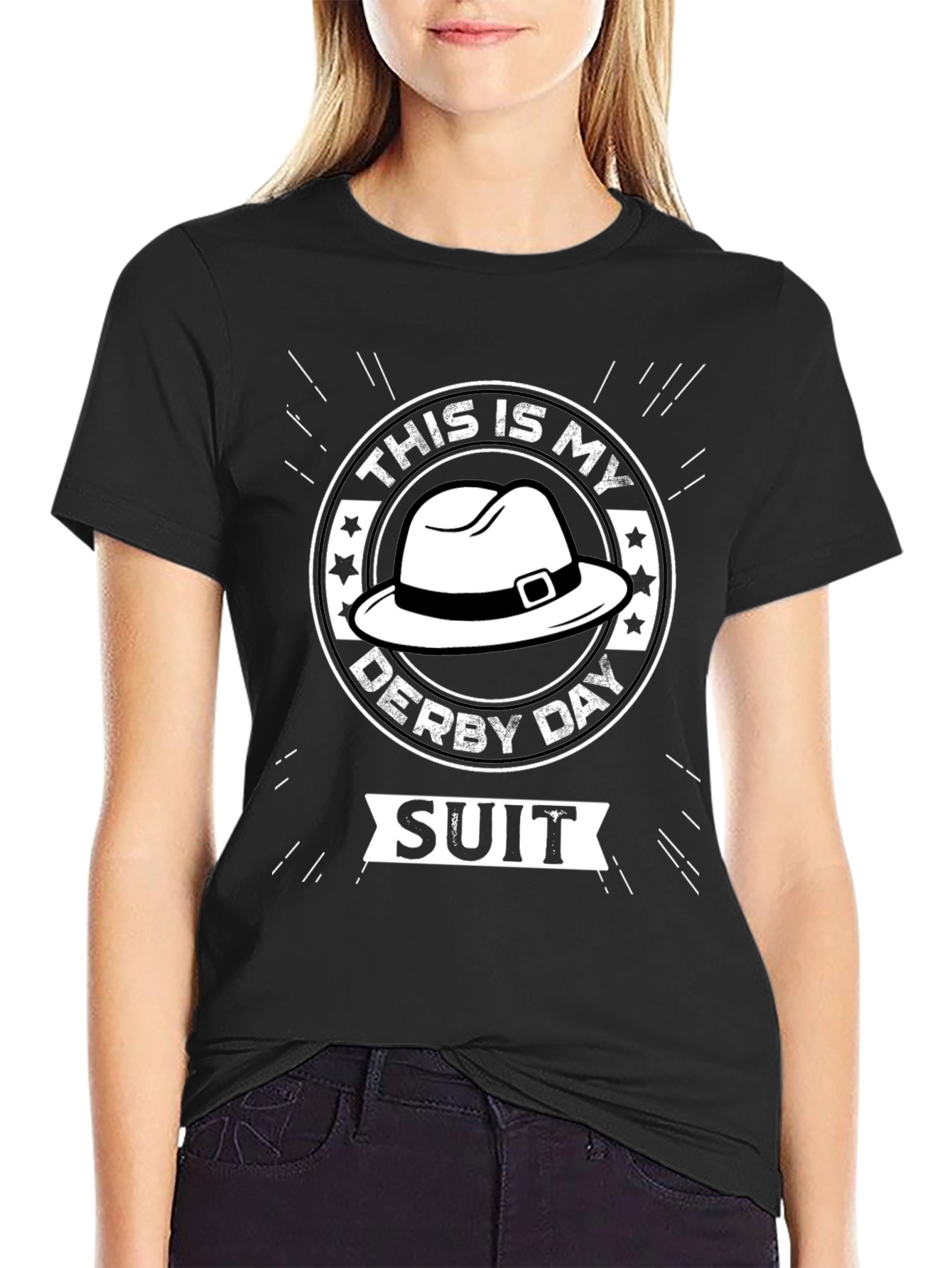 Derby Day Suit T-Shirt - Novelty Apparel