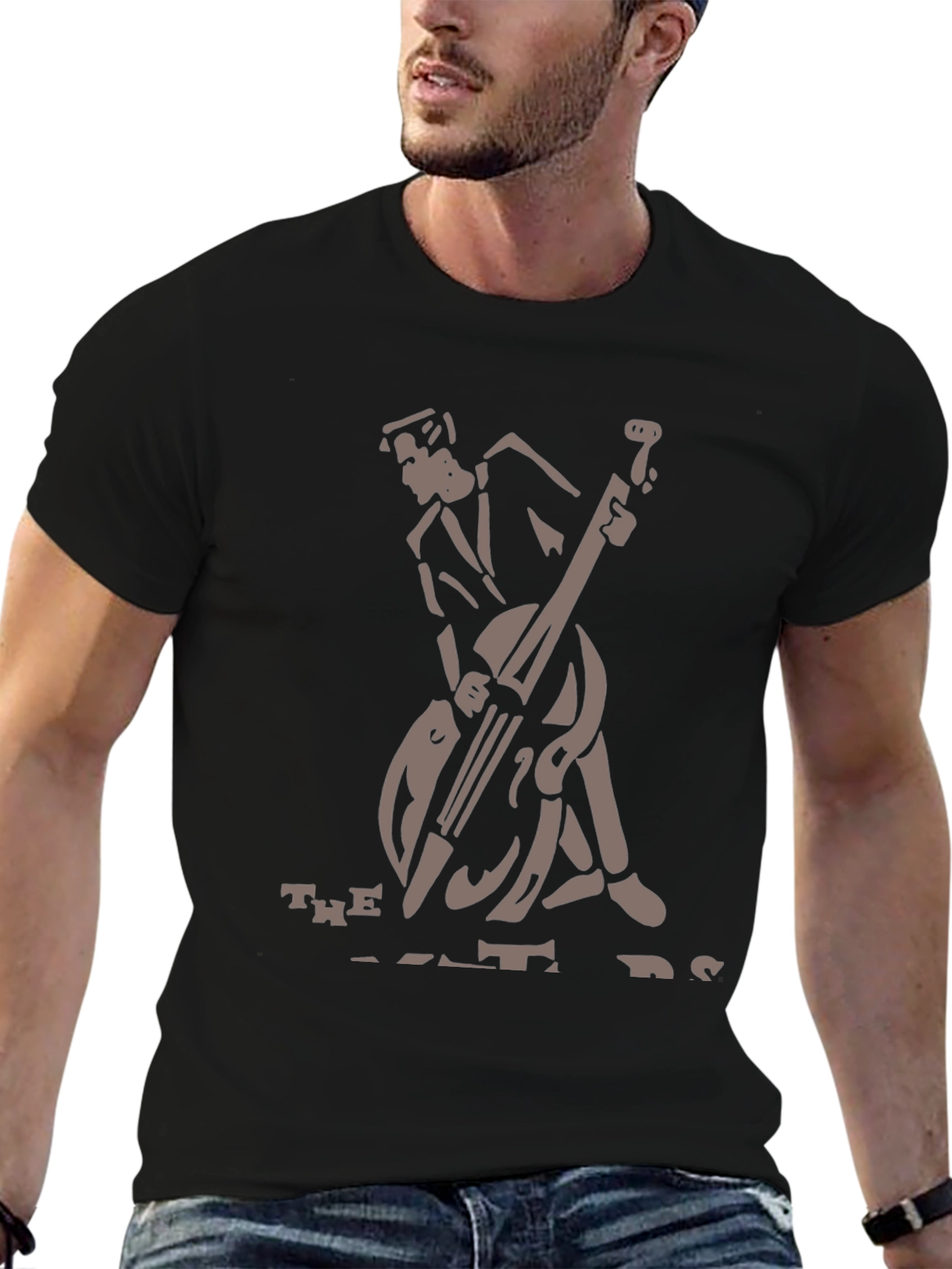 Jazz Bassist Graphic Tee - Cool Musician T-Shirt