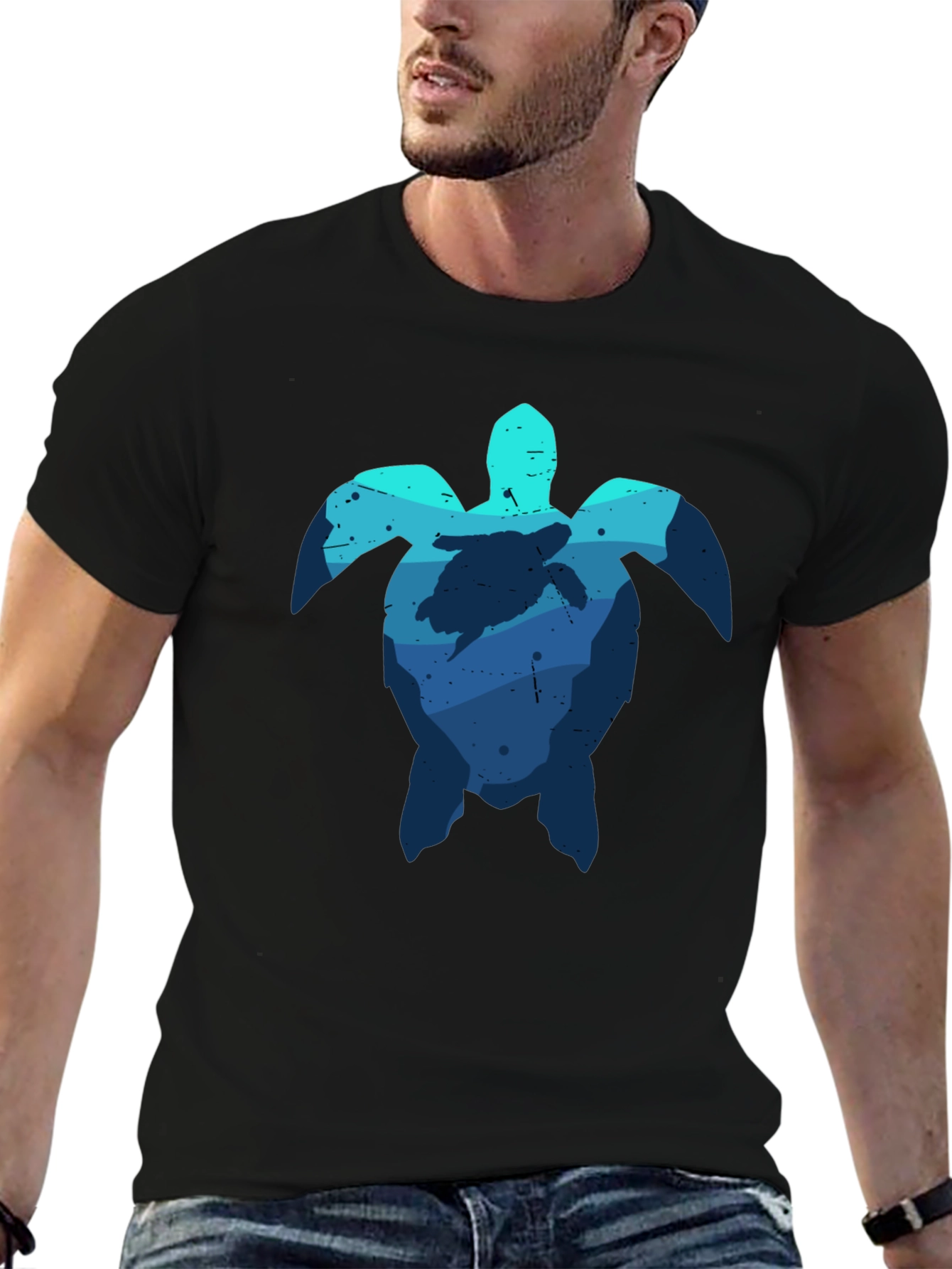 Turtle Graphic Tee - Ocean Lover