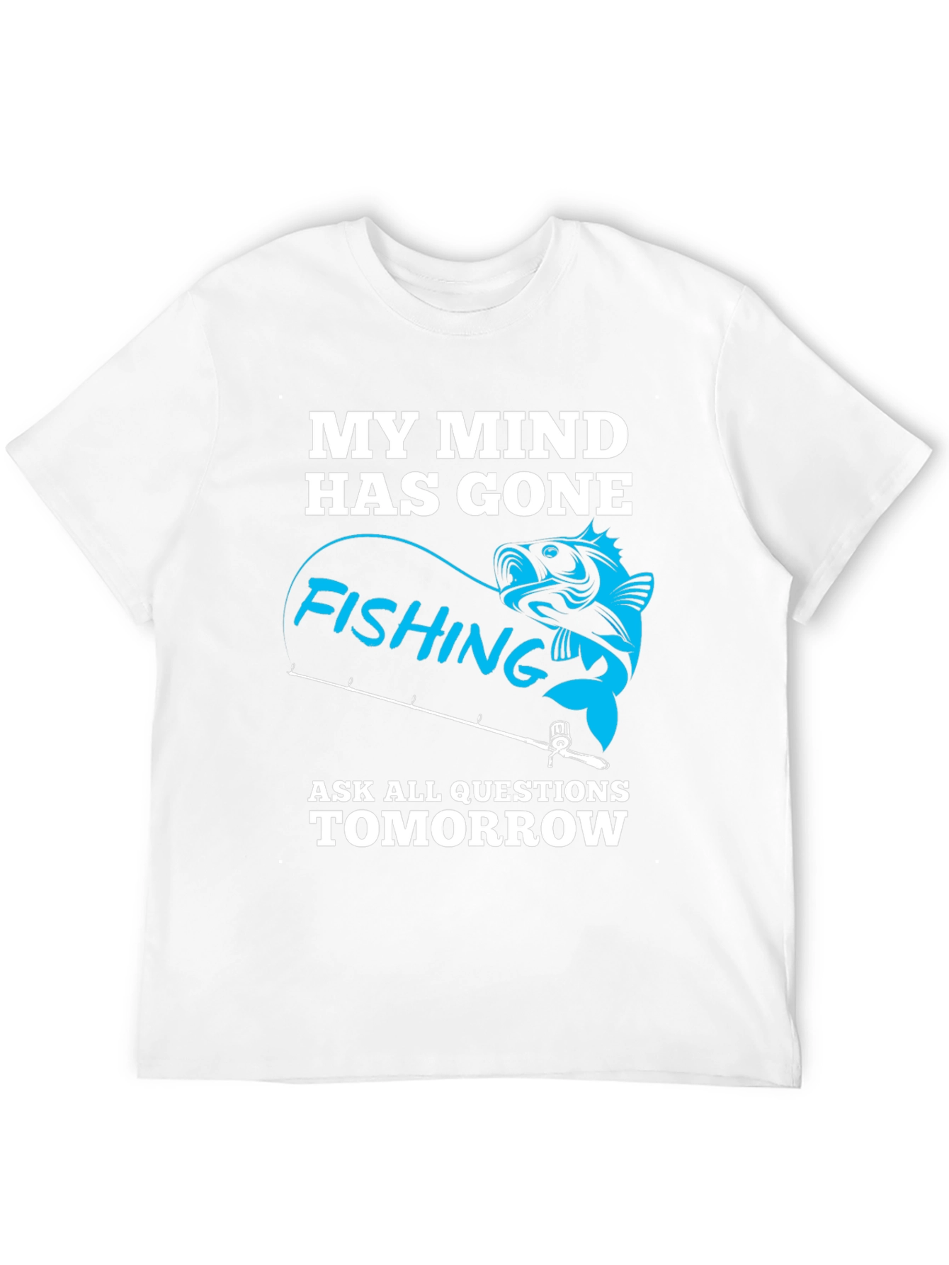 Gone Fishing Graphic T-Shirt - Mens